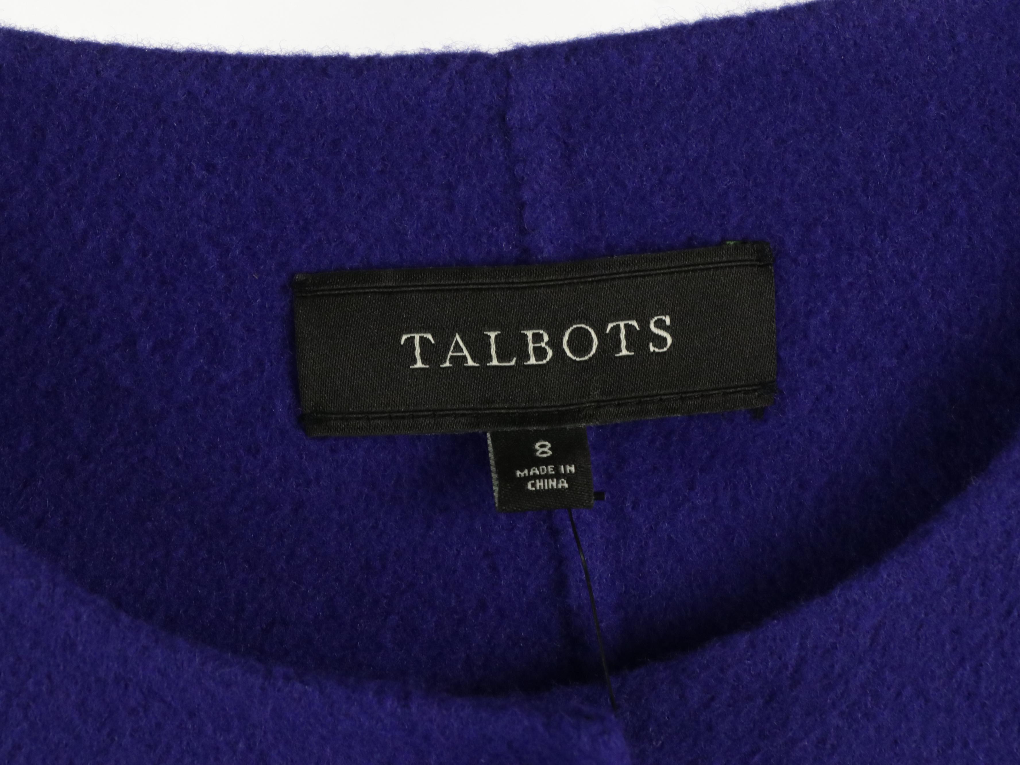 Talbots Floral Wool Sweater, Wool Blend Single-Button Blazer and Coat, With Tags