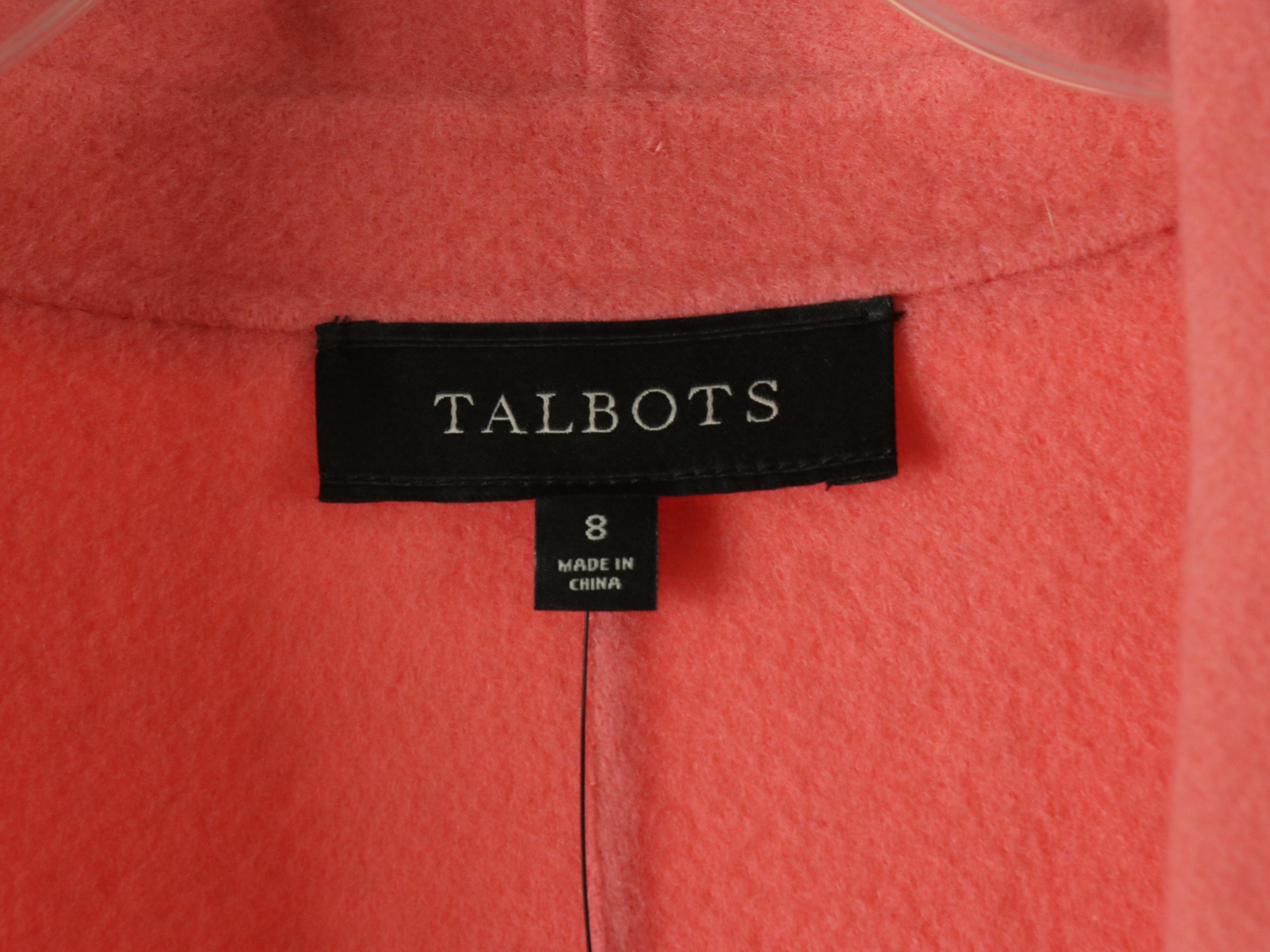 Talbots Floral Wool Sweater, Wool Blend Single-Button Blazer and Coat, With Tags