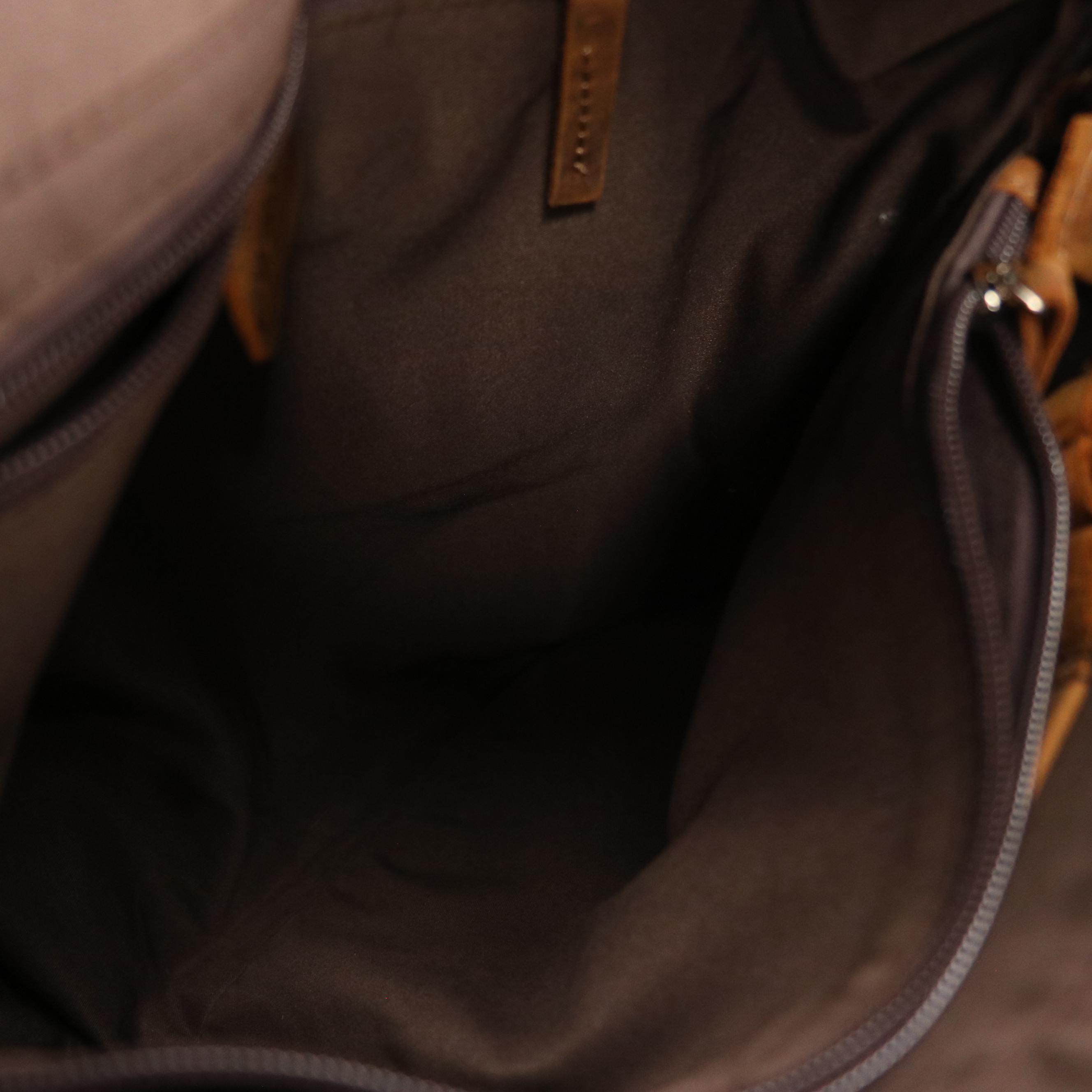 Massimi Brown Leather and Other Black Leather Crossbody Messenger Bags