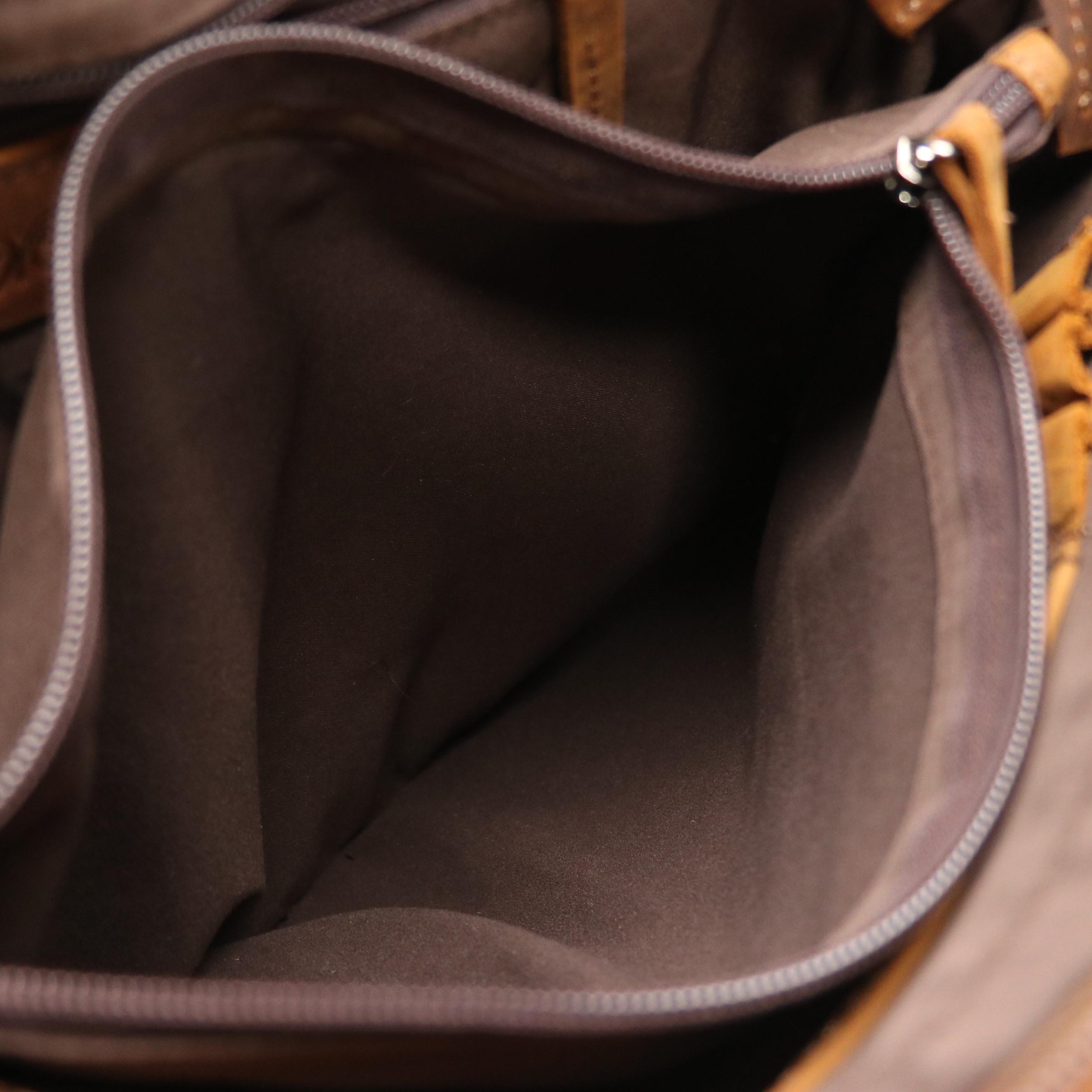 Massimi Brown Leather and Other Black Leather Crossbody Messenger Bags