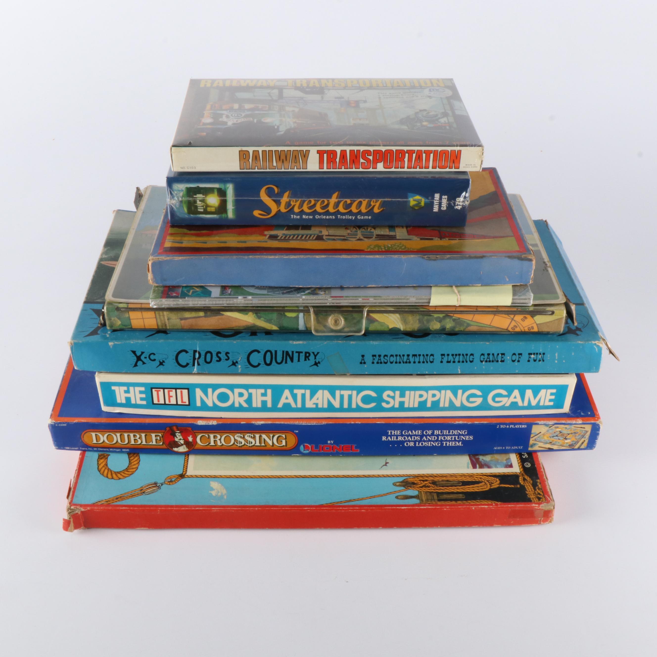 Planes, Trains and Ships at Sea, Transportation Themed Board Games