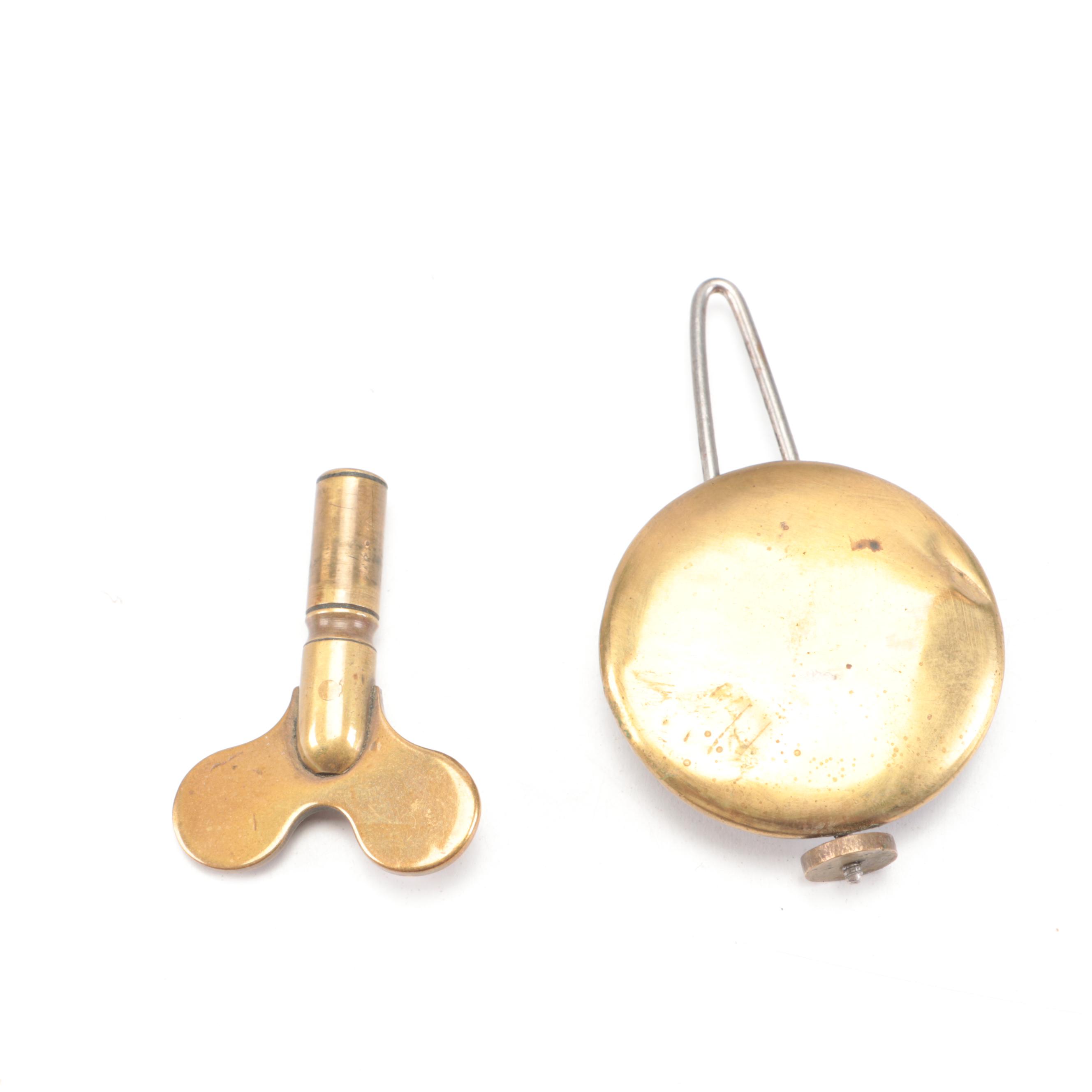 Seth Thomas Reverse Painting Wooden Mantel Clock