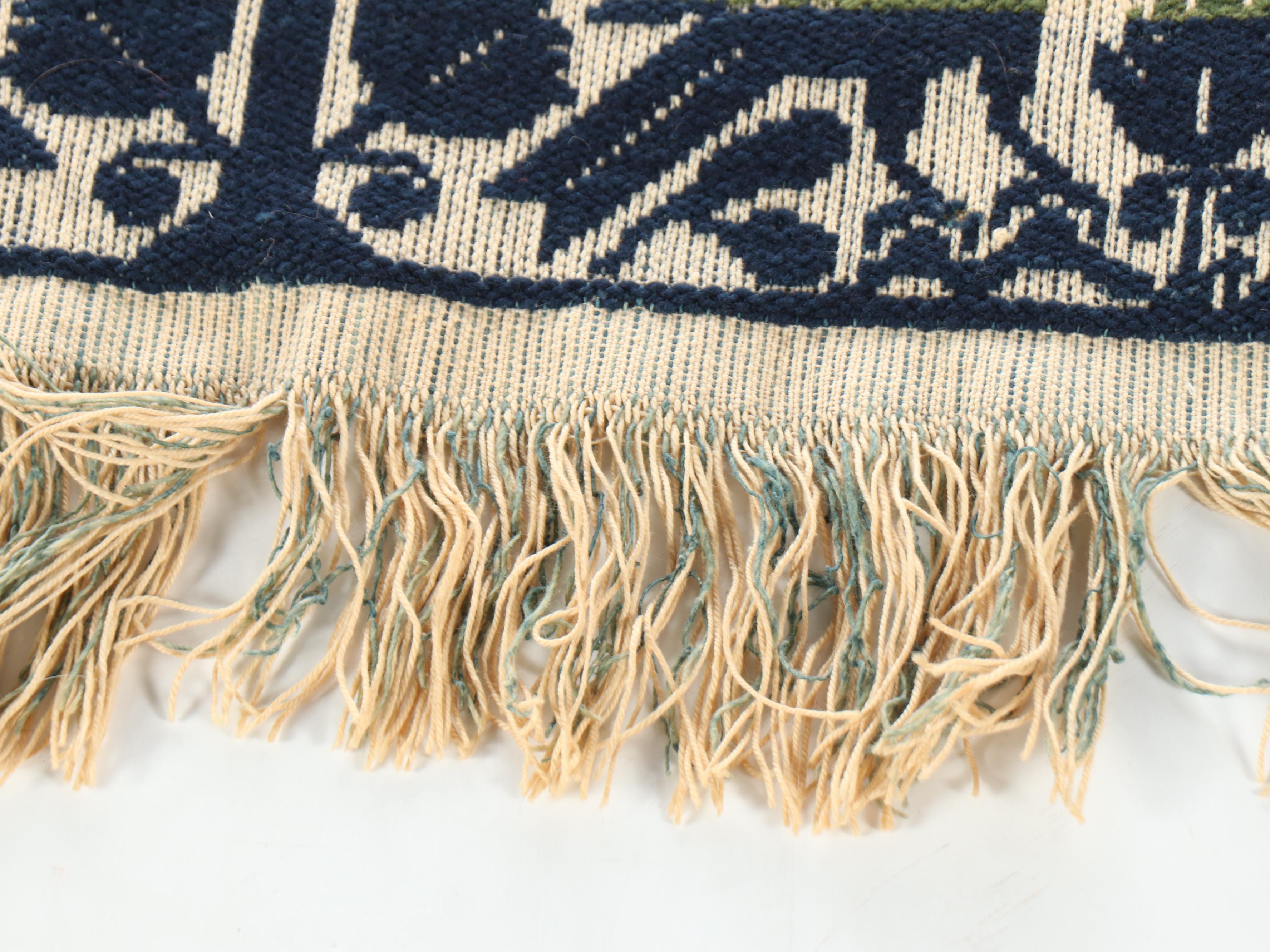 Philip Michael American Jacquard Handwoven Coverlet, 1848