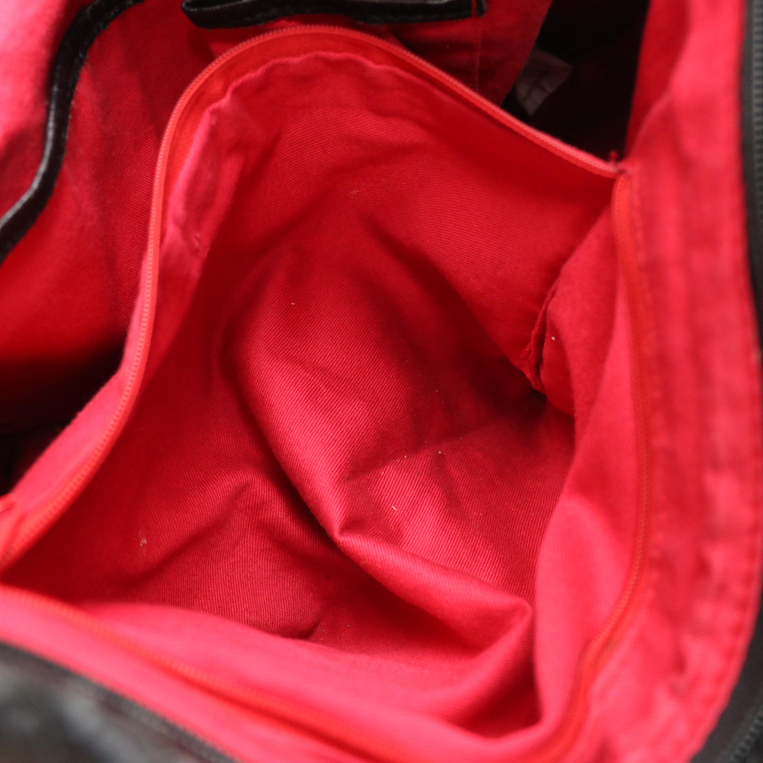 Aqua Madonna Large Woven Leather Satchel, Neiman Marcus Purple Nylon Backpack