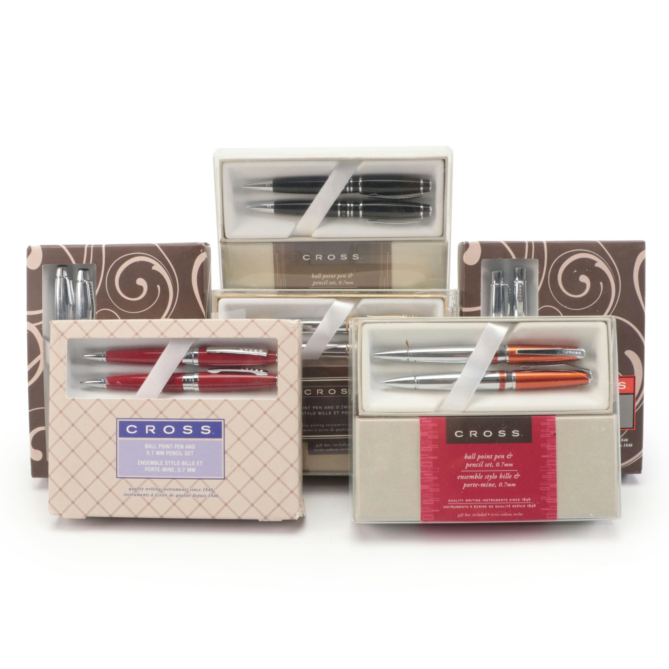 Cross .7mm Ballpoint Pen and Mechanical Pencil Sets