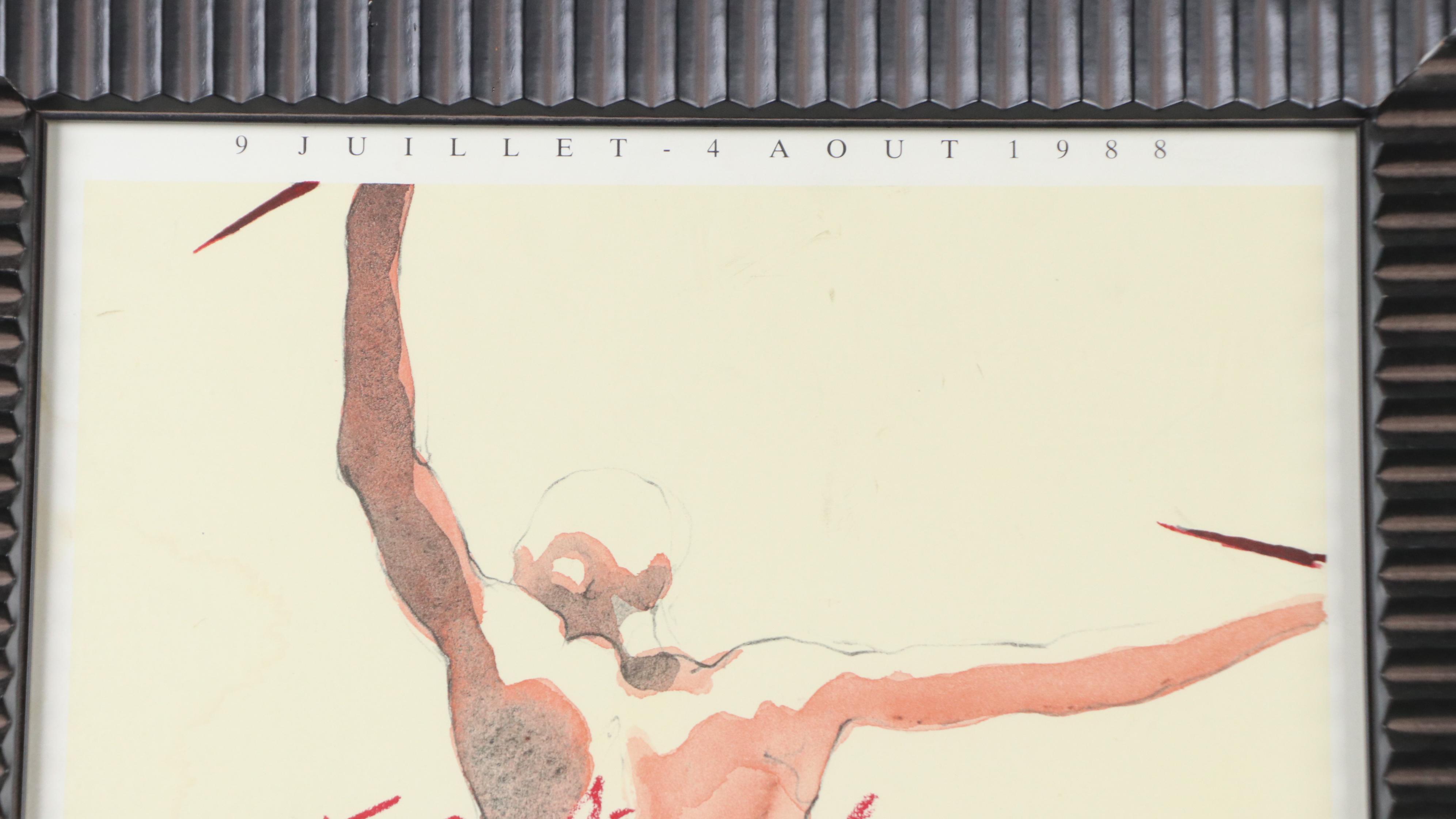 Festival D'Avignon 1988 Offset Lithograph Poster