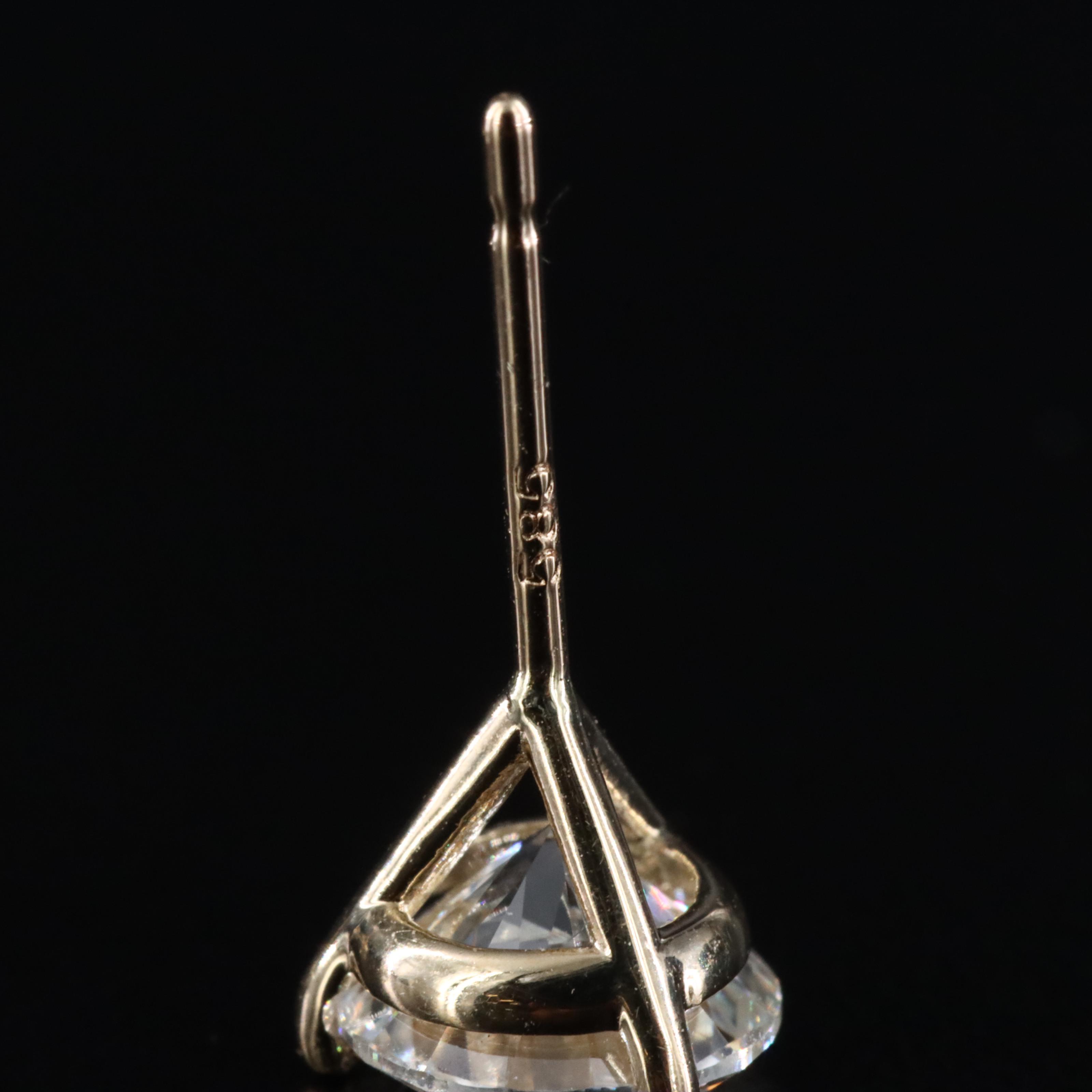 14K 2.00 CTW Lab Grown Diamond Stud Earrings