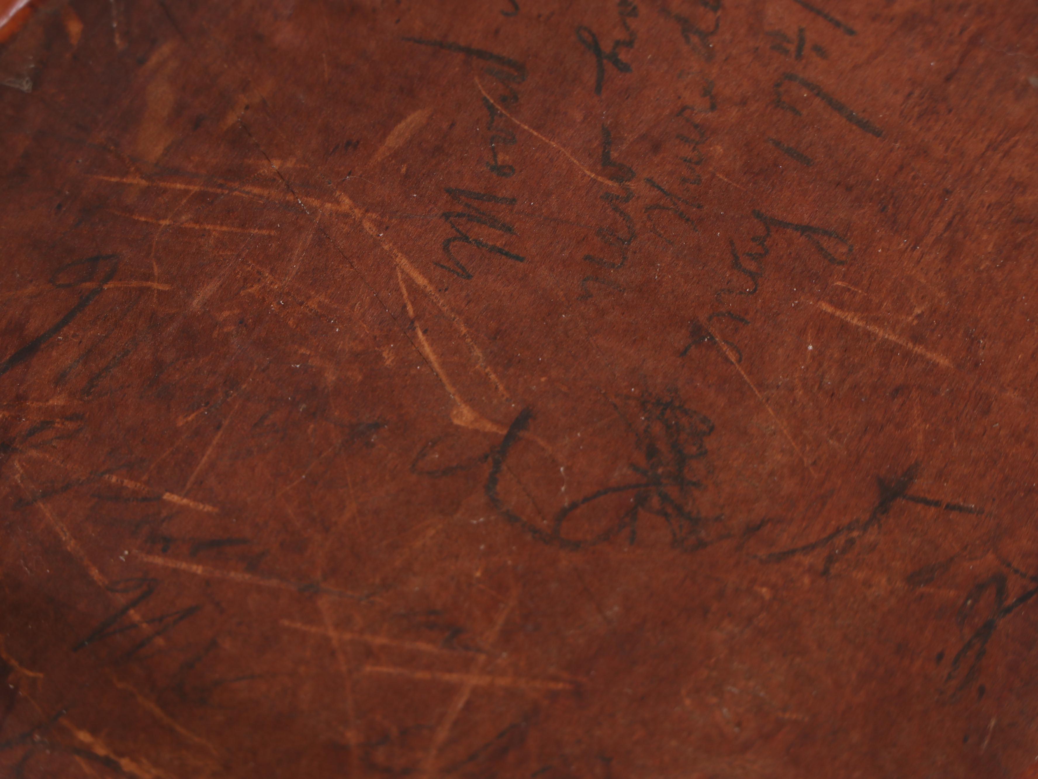 Primitive Style Handcrafted Bamboo and Painted Wood Plant Stand