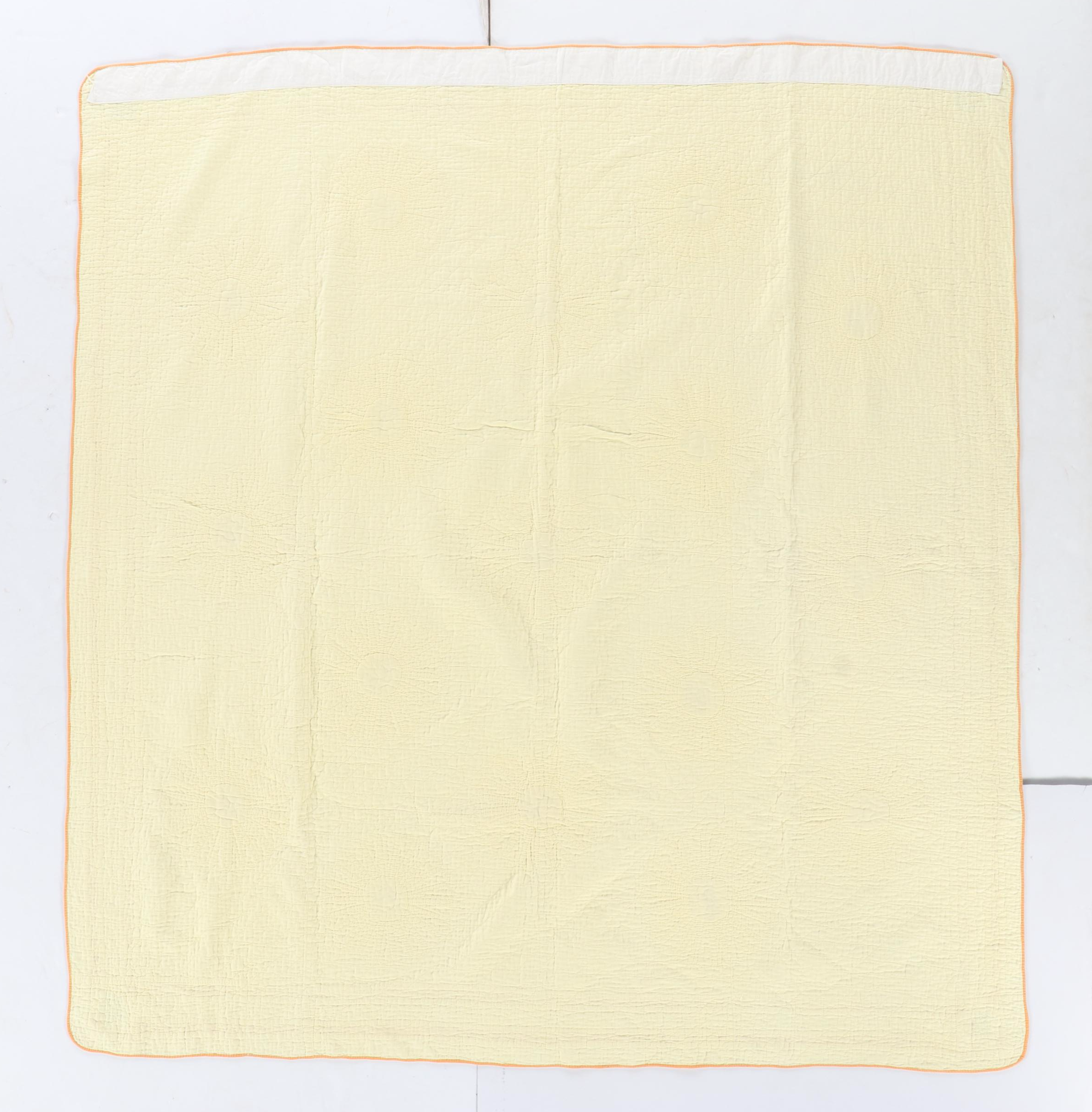 Handmade Appliqué "Dresden Sunflowers" on Whole Cloth Quilt