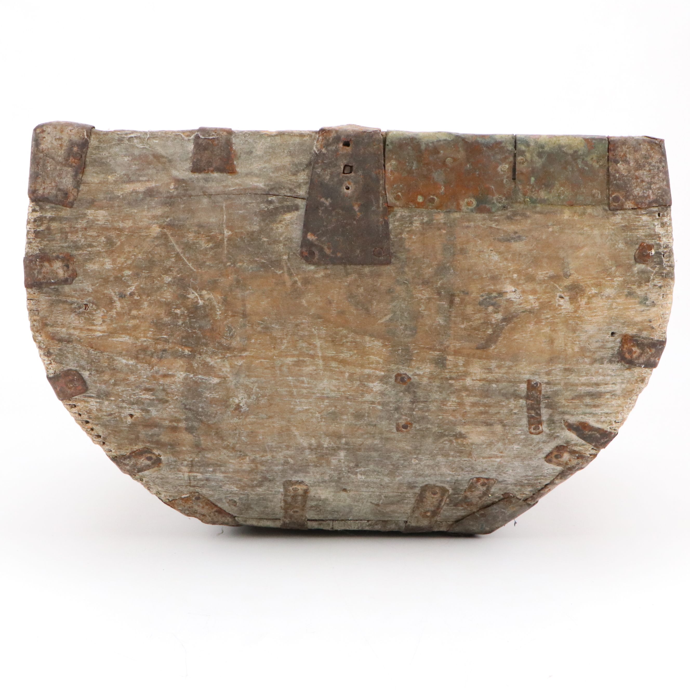 Antique Chinese Wooden Rice Bucket