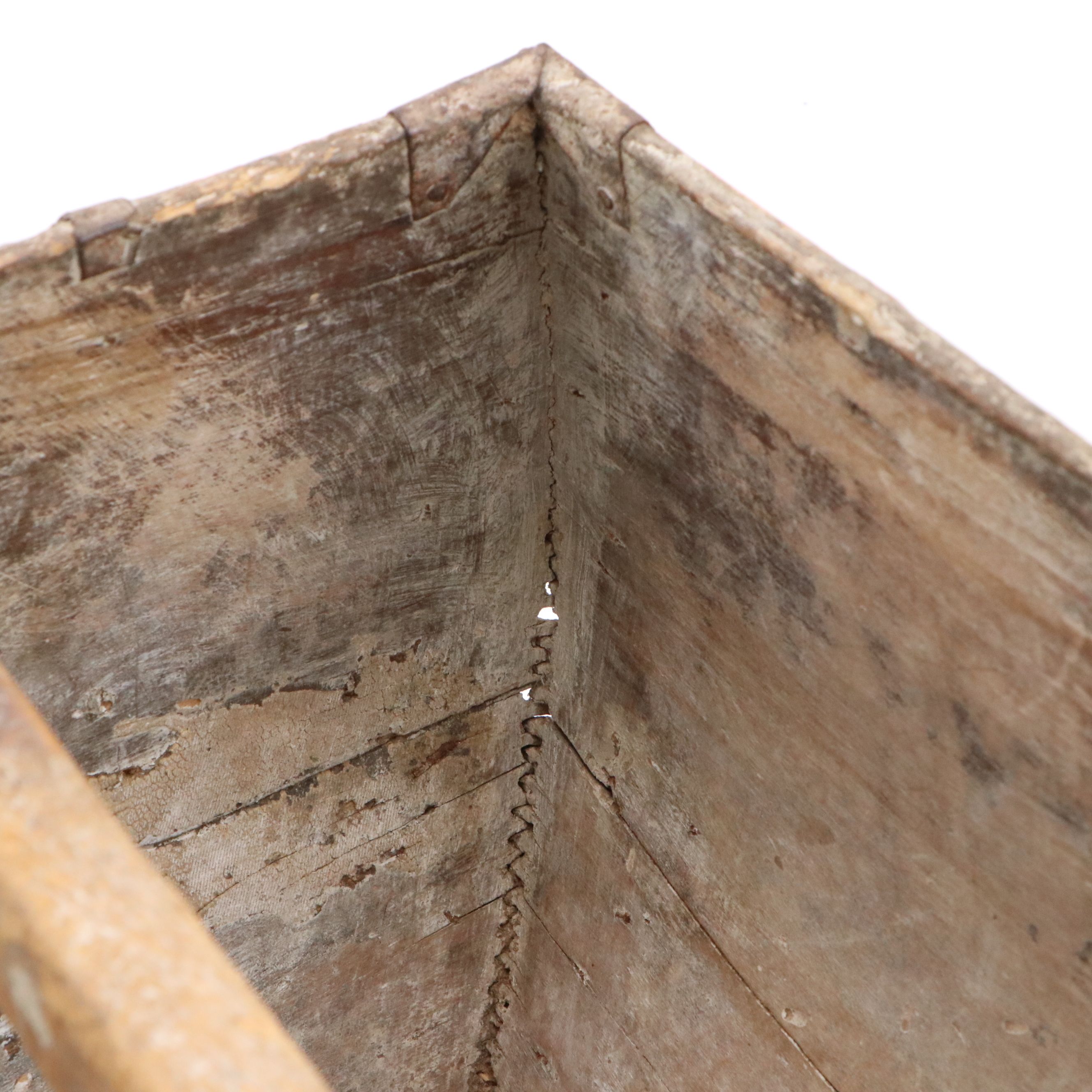 Antique Chinese Wooden Rice Bucket