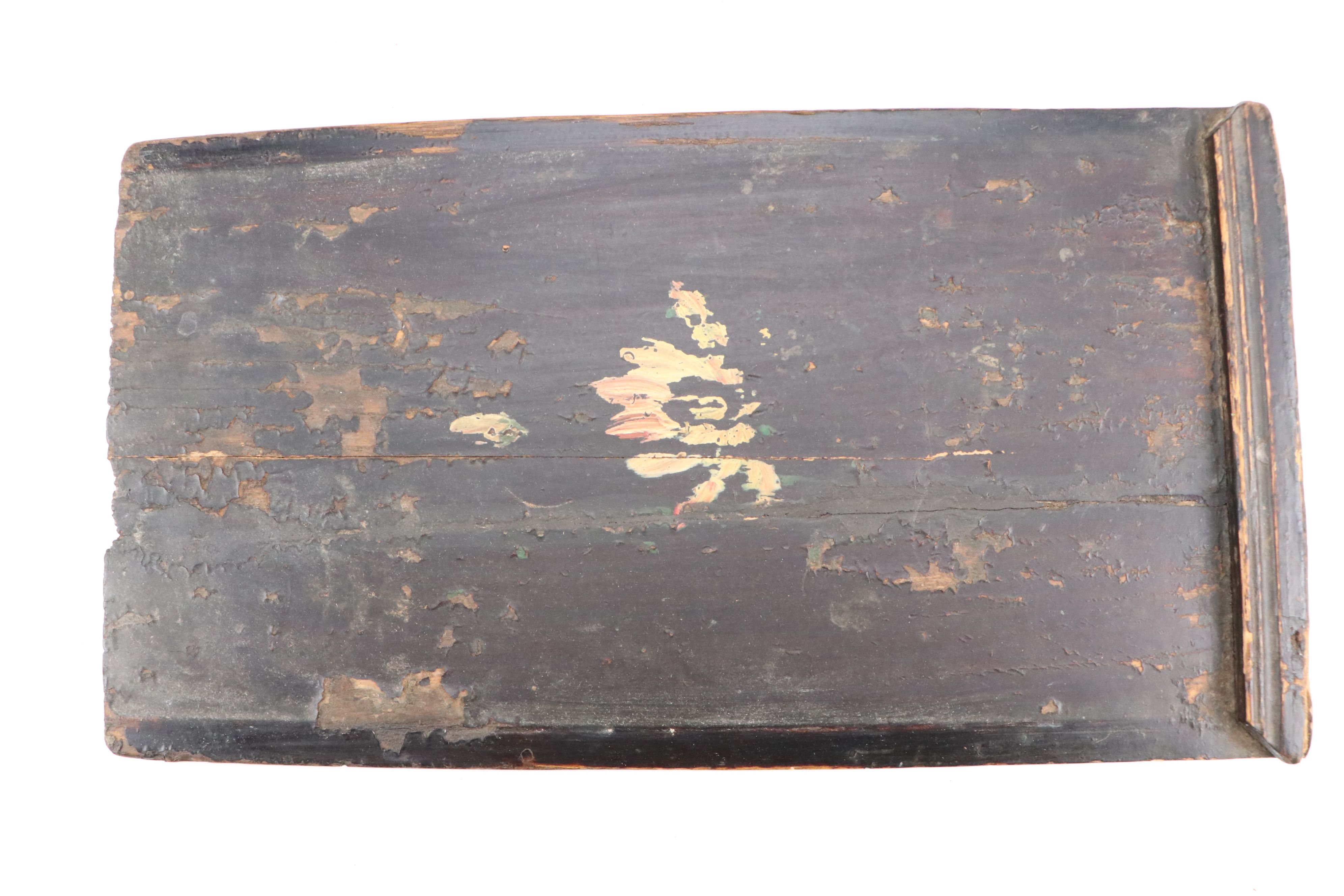 Chinese Hand-Painted Wooden Basket Lunchbox