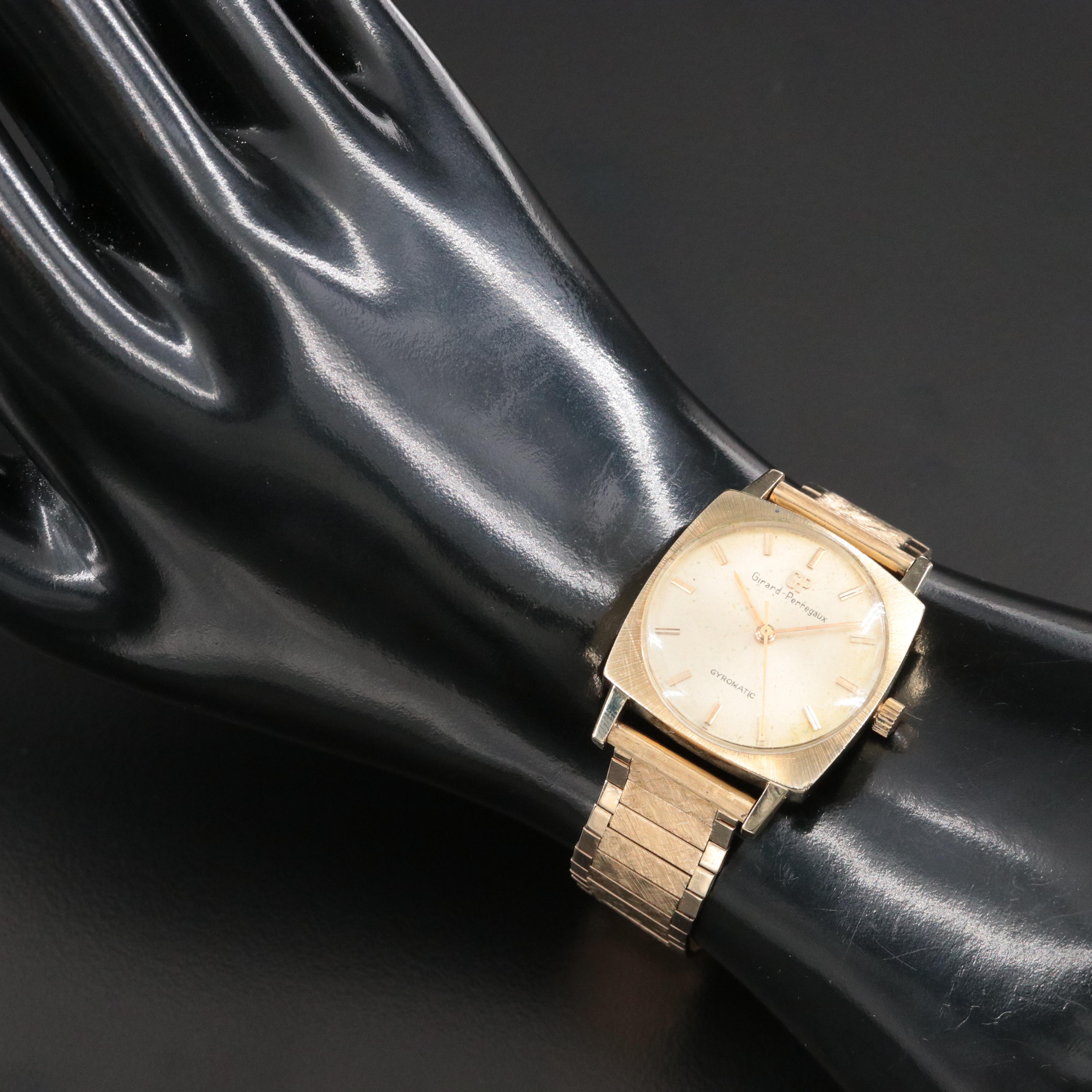 Girard-Perregaux Gyromatic Vintage 14K Gold Watch