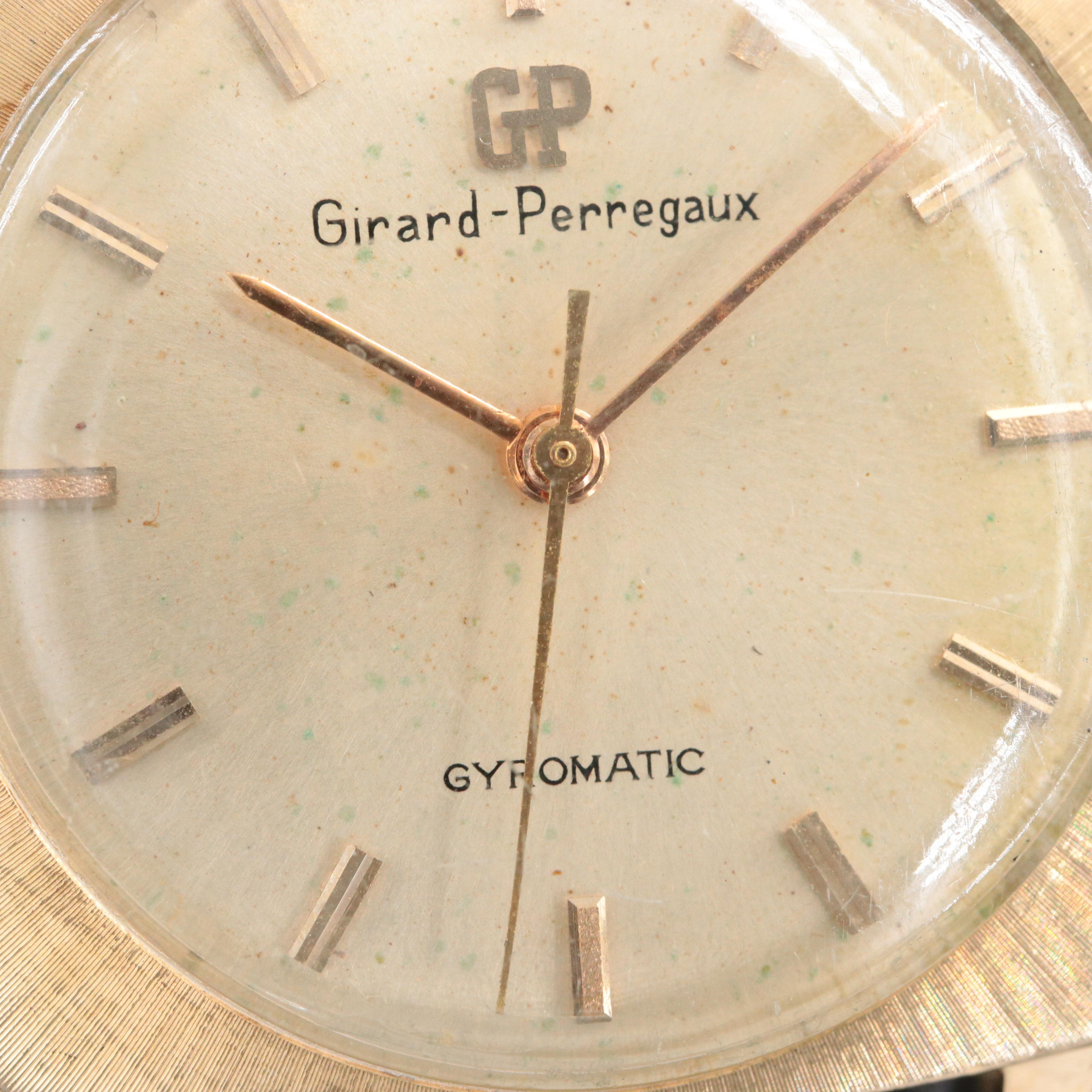 Girard-Perregaux Gyromatic Vintage 14K Gold Watch