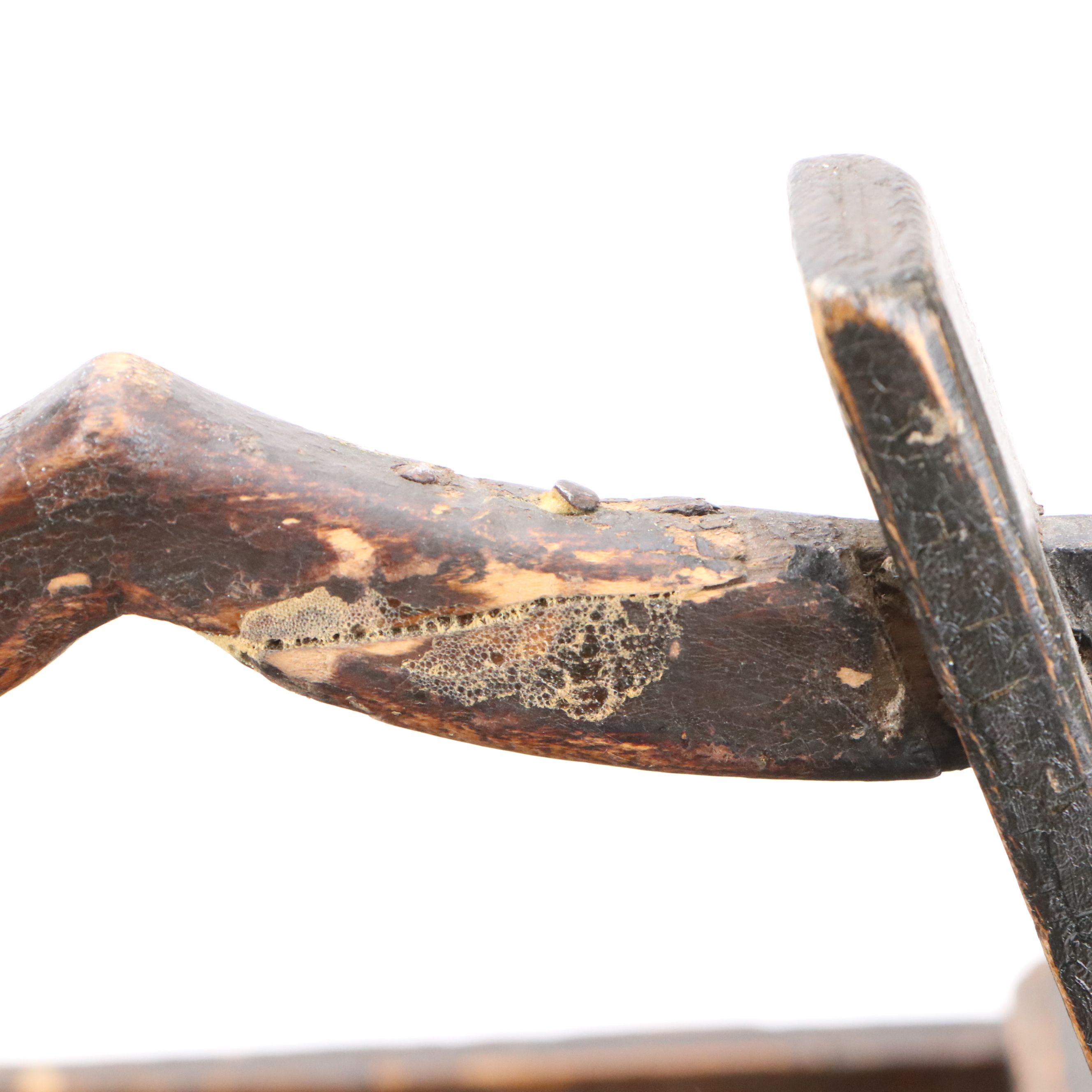 Chinese Hand-Painted Wooden Basket Lunchbox
