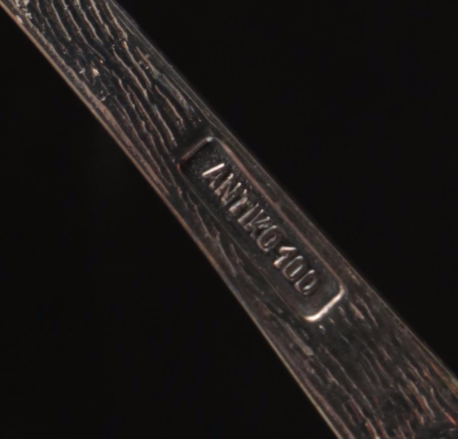 Antiko German "Hildesheimer Rose" Silver Plate Spoons and Serving Utensils