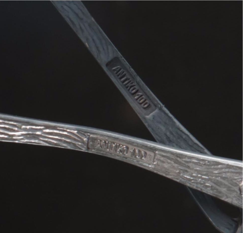 Antiko German "Hildesheimer Rose" Silver Plate Spoons and Serving Utensils