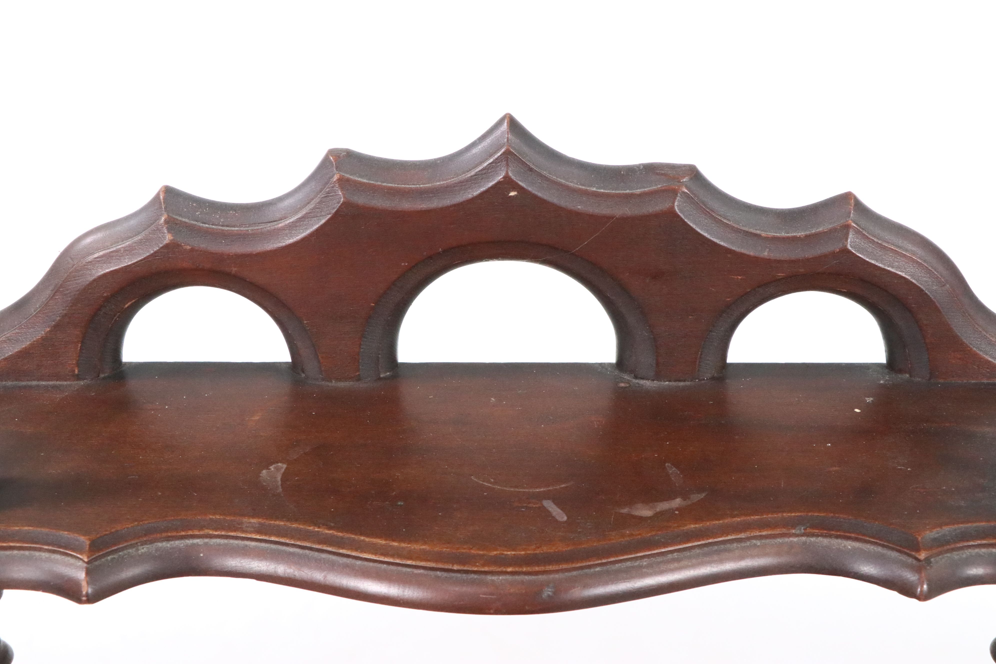 Victorian Five-Tiered Walnut Étagère