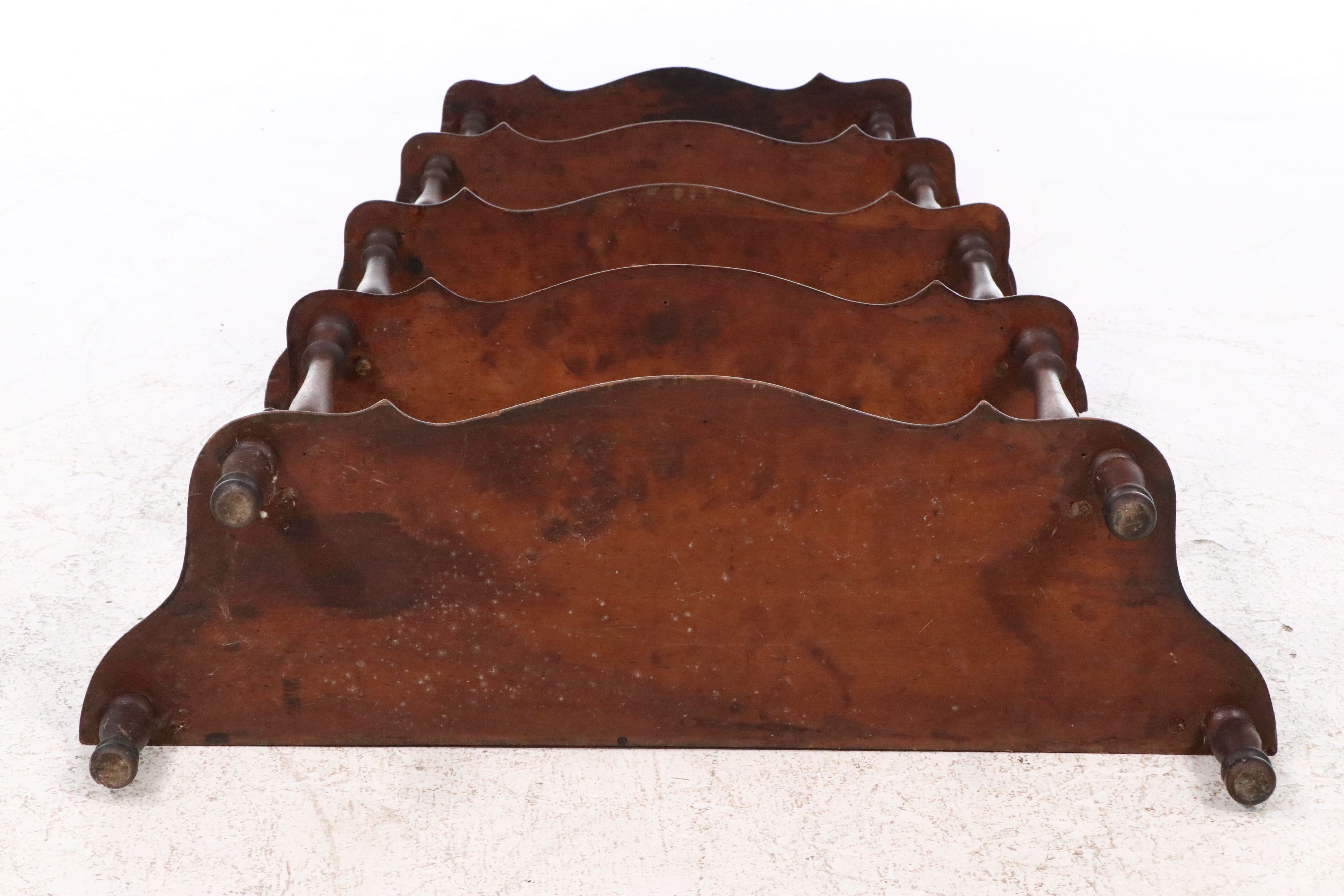 Victorian Five-Tiered Walnut Étagère