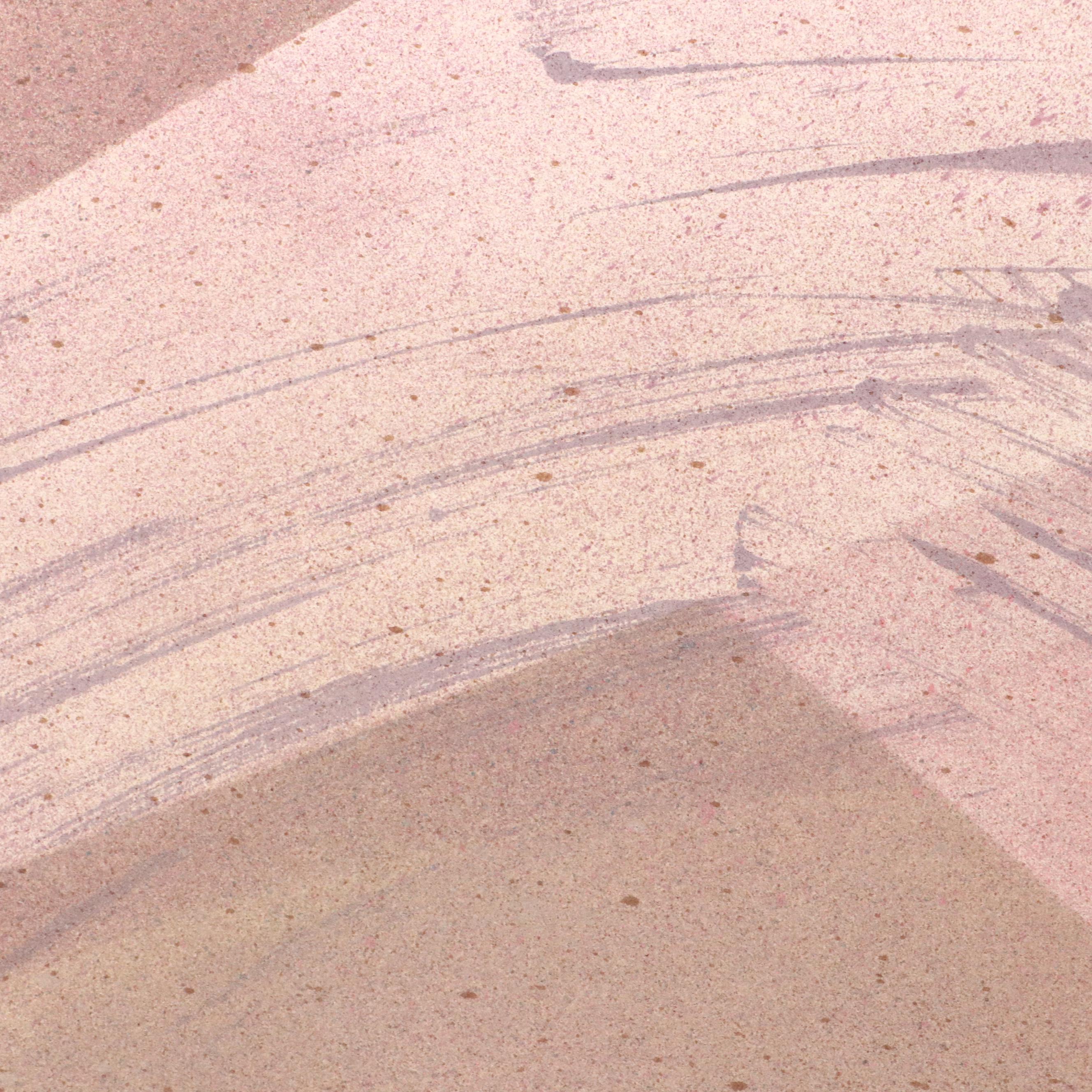 Kent K. Pachuta Abstract Mixed Media Painting, 1984