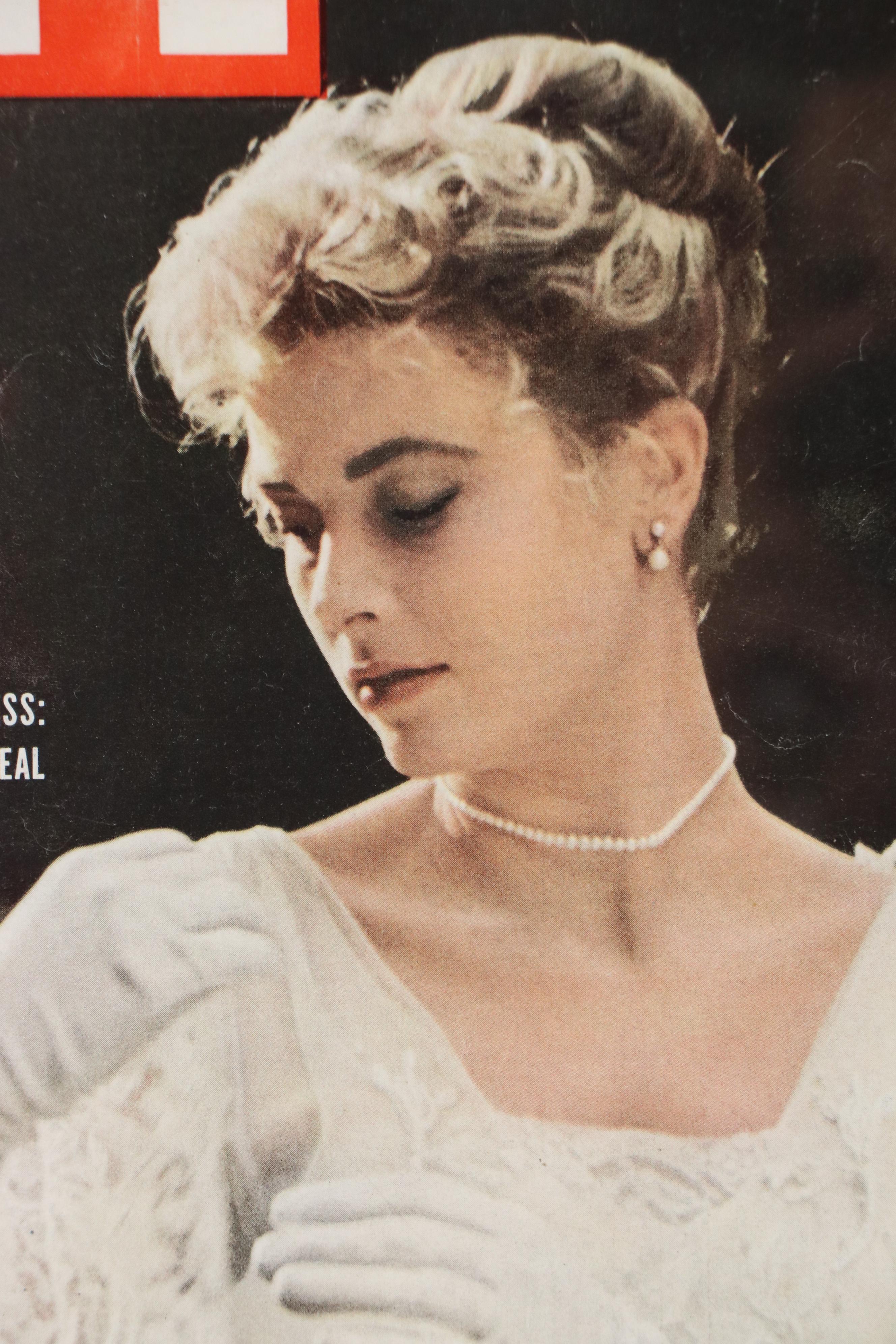 "LIFE" Magazine Halftone Cover Featuring Grace Kelly, 1956