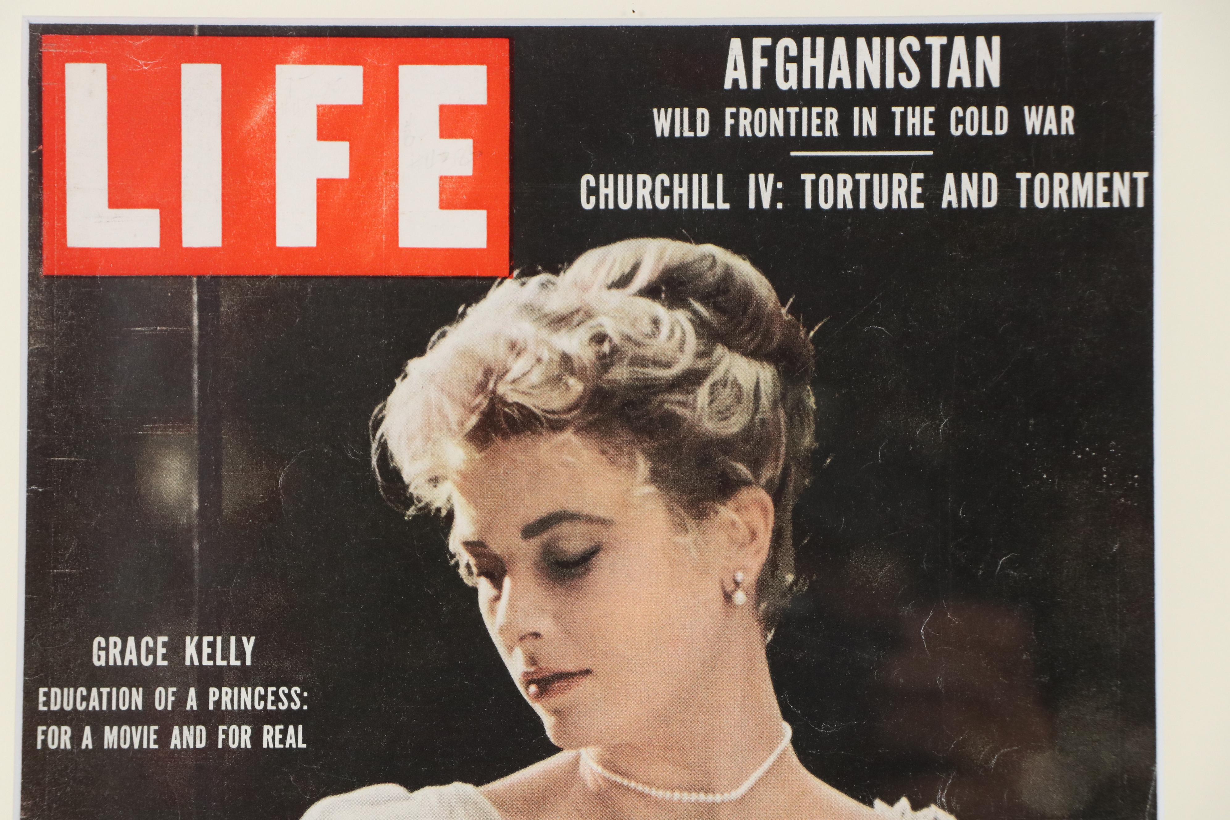 "LIFE" Magazine Halftone Cover Featuring Grace Kelly, 1956