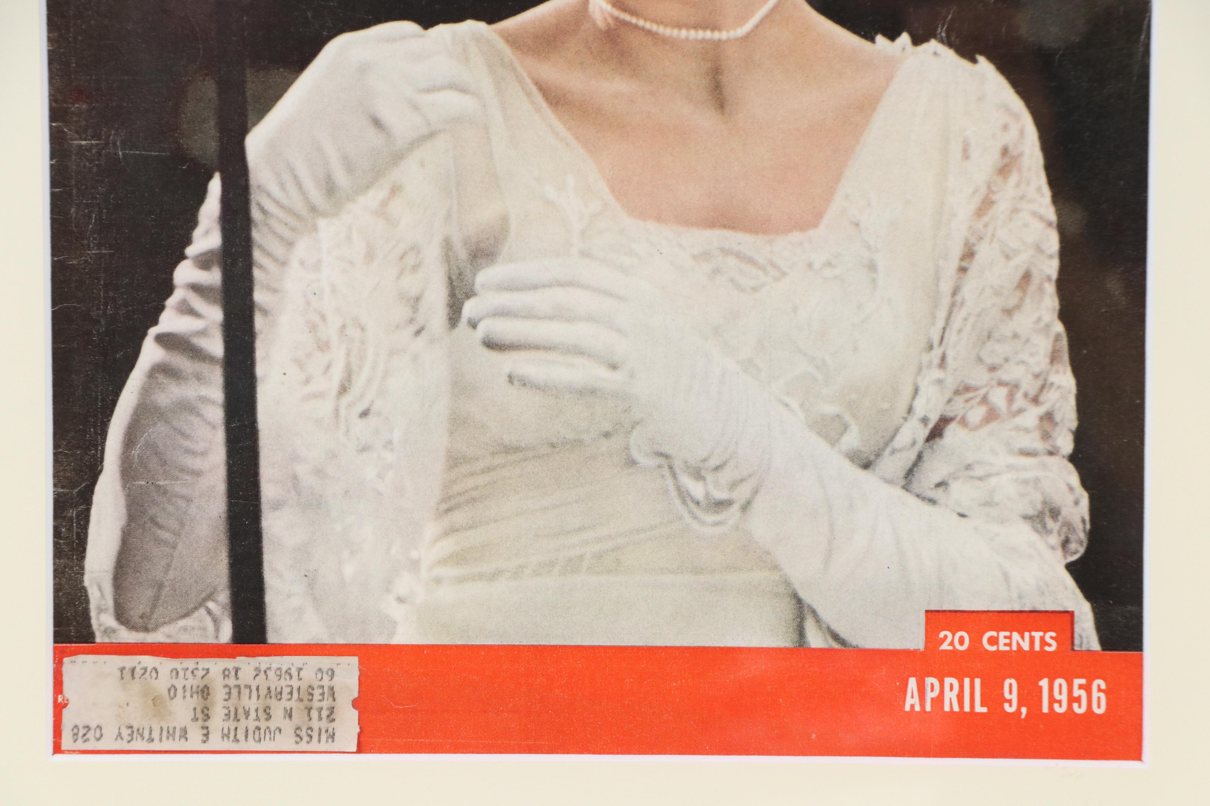 "LIFE" Magazine Halftone Cover Featuring Grace Kelly, 1956