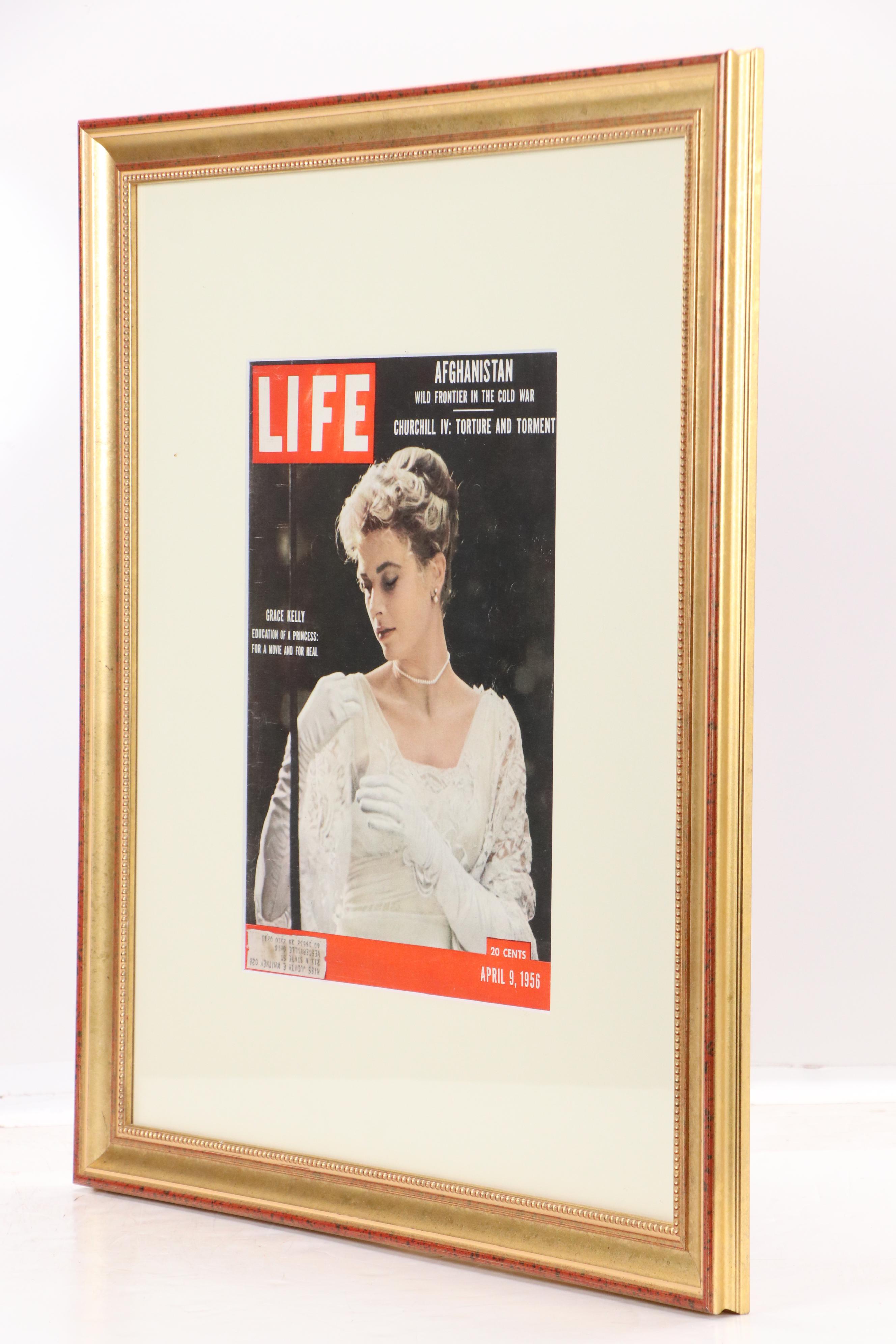 "LIFE" Magazine Halftone Cover Featuring Grace Kelly, 1956