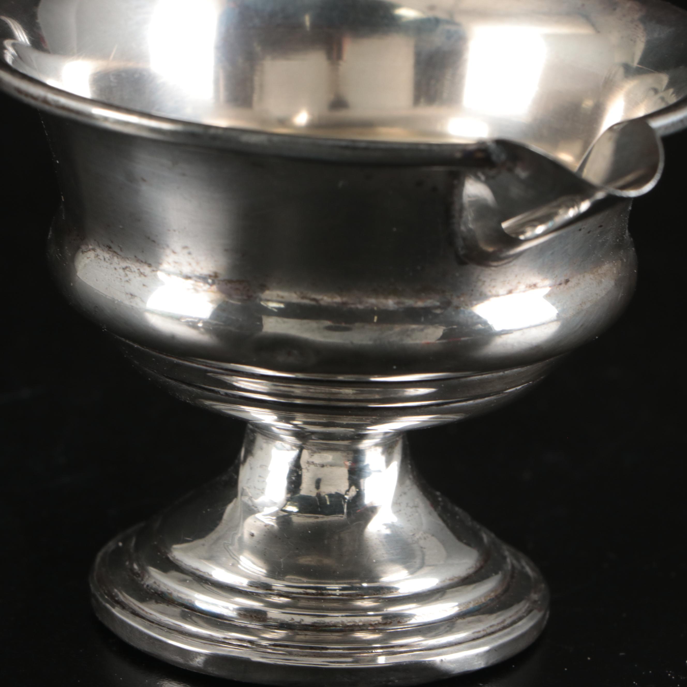 Arrowsmith Silver Company Creamer and Sugar Bowl, Mid-20th C.