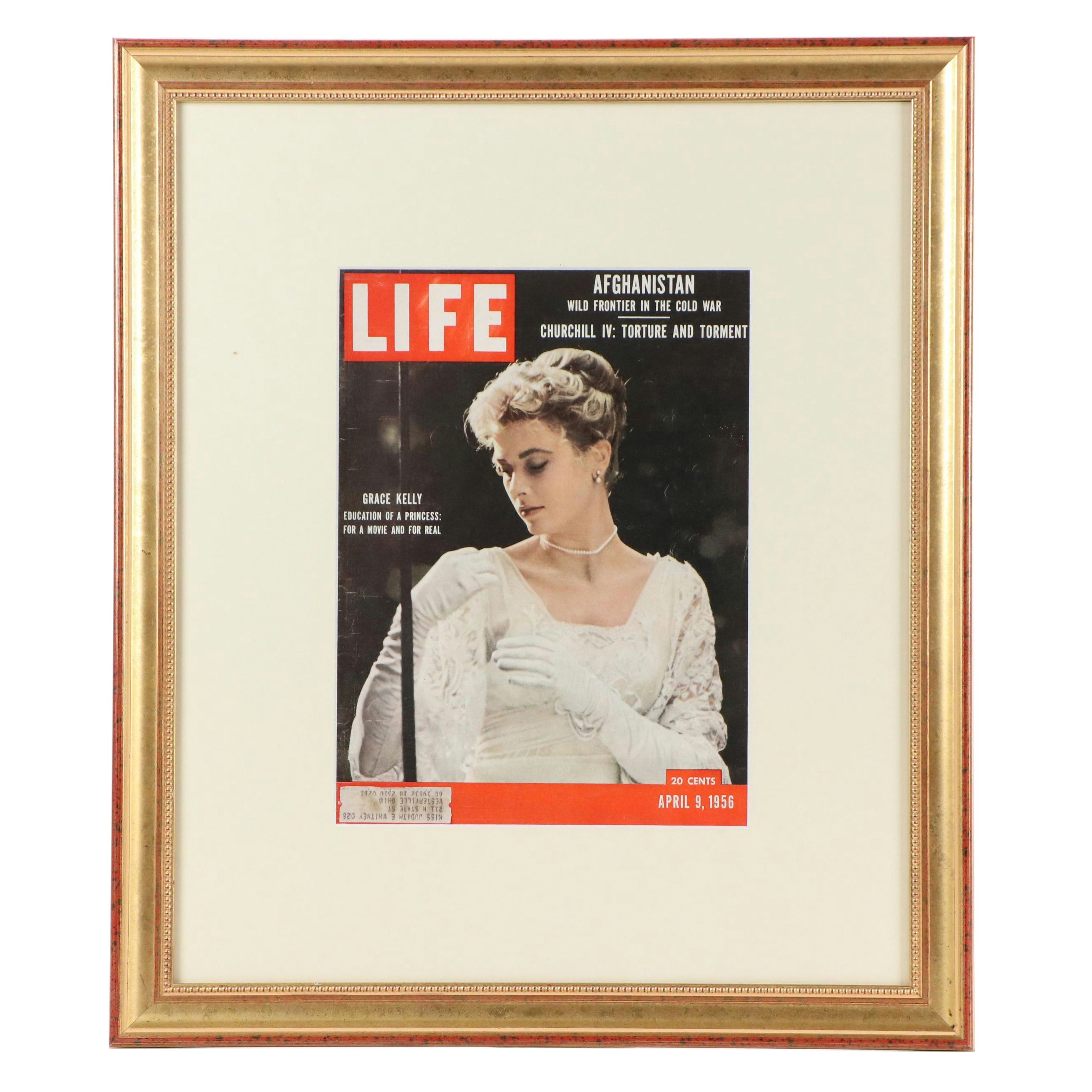 "LIFE" Magazine Halftone Cover Featuring Grace Kelly, 1956