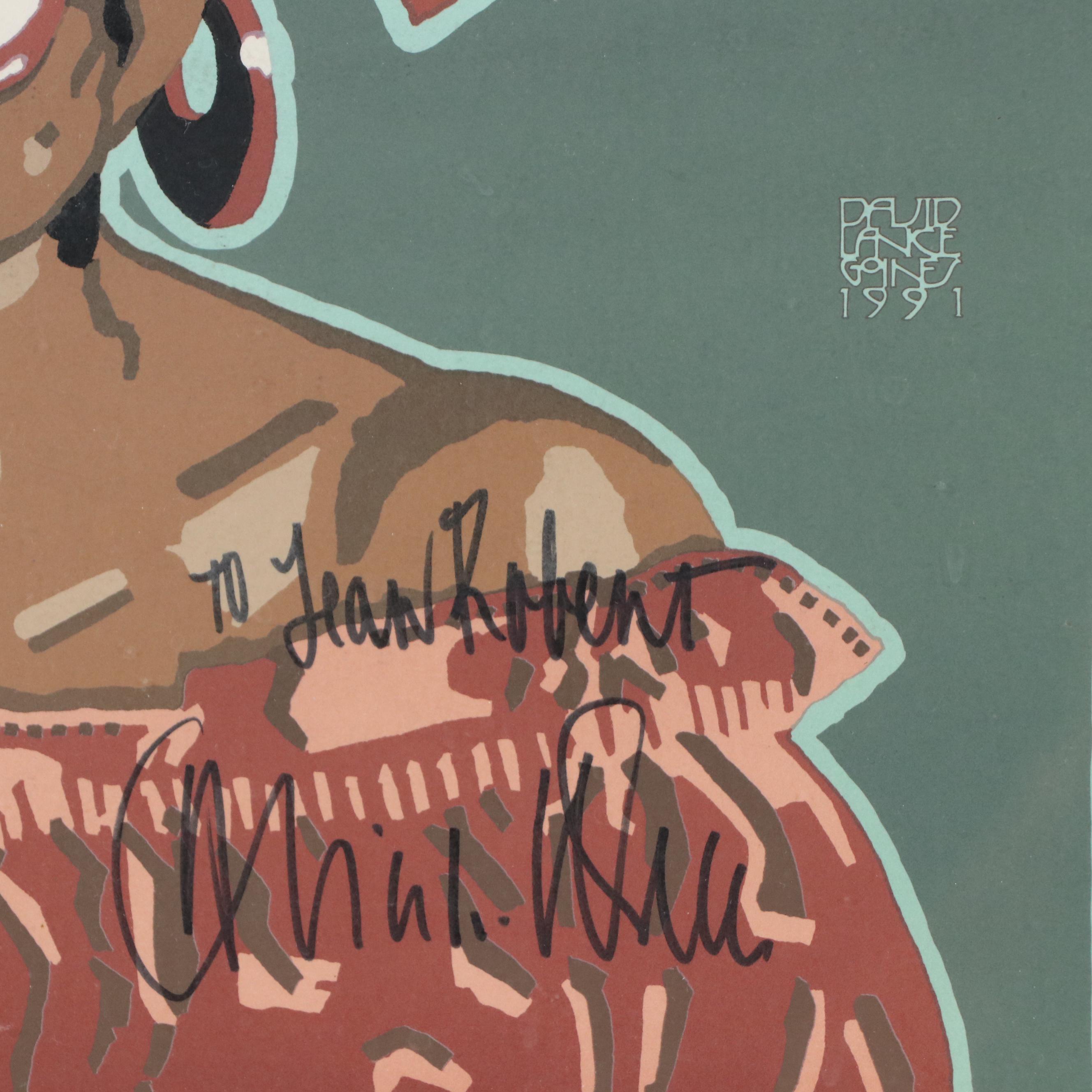 David Lance Goines Lithograph Poster for Chez Panisse, 1991