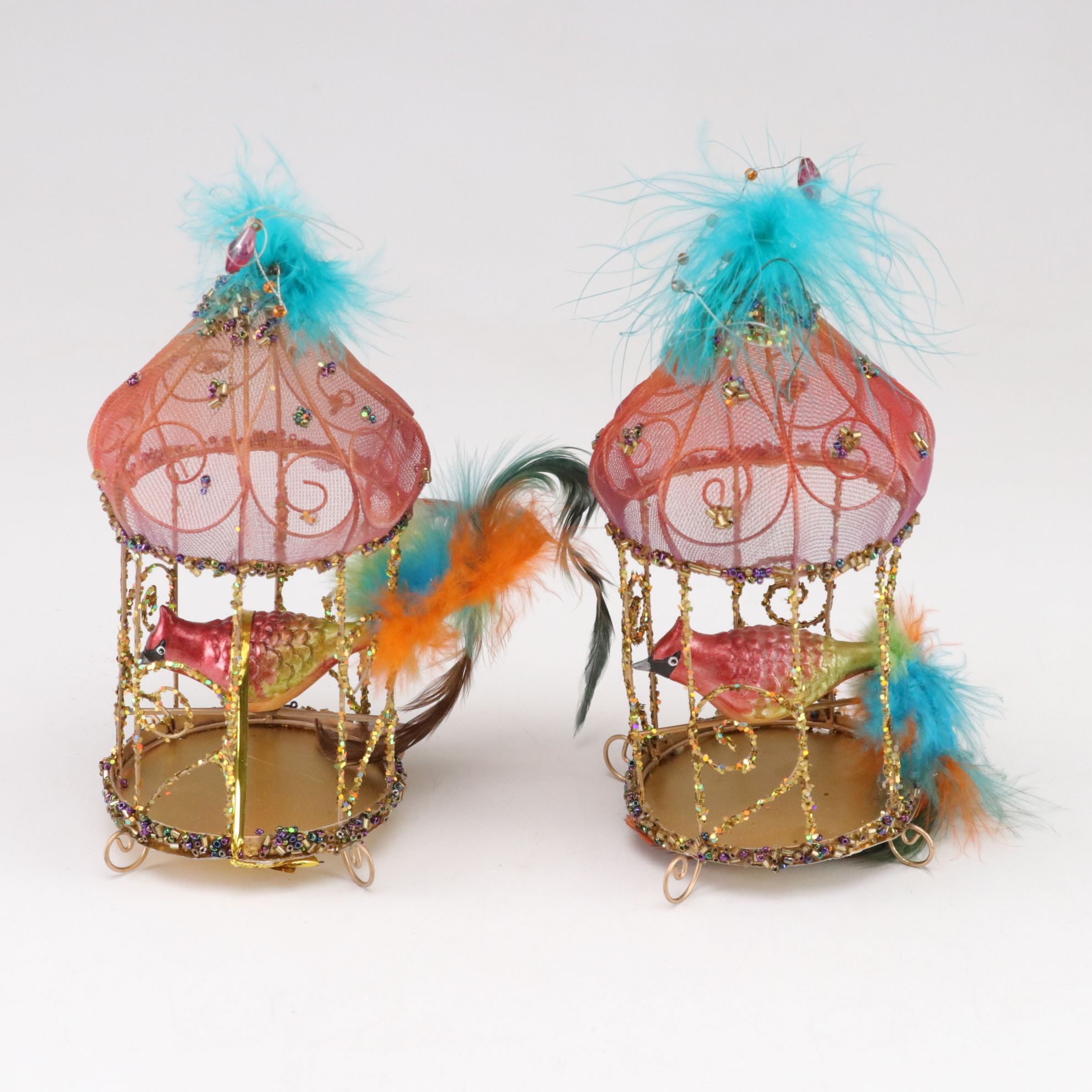 Parrot, Toucan & Other Bird Christmas Tree Ornaments