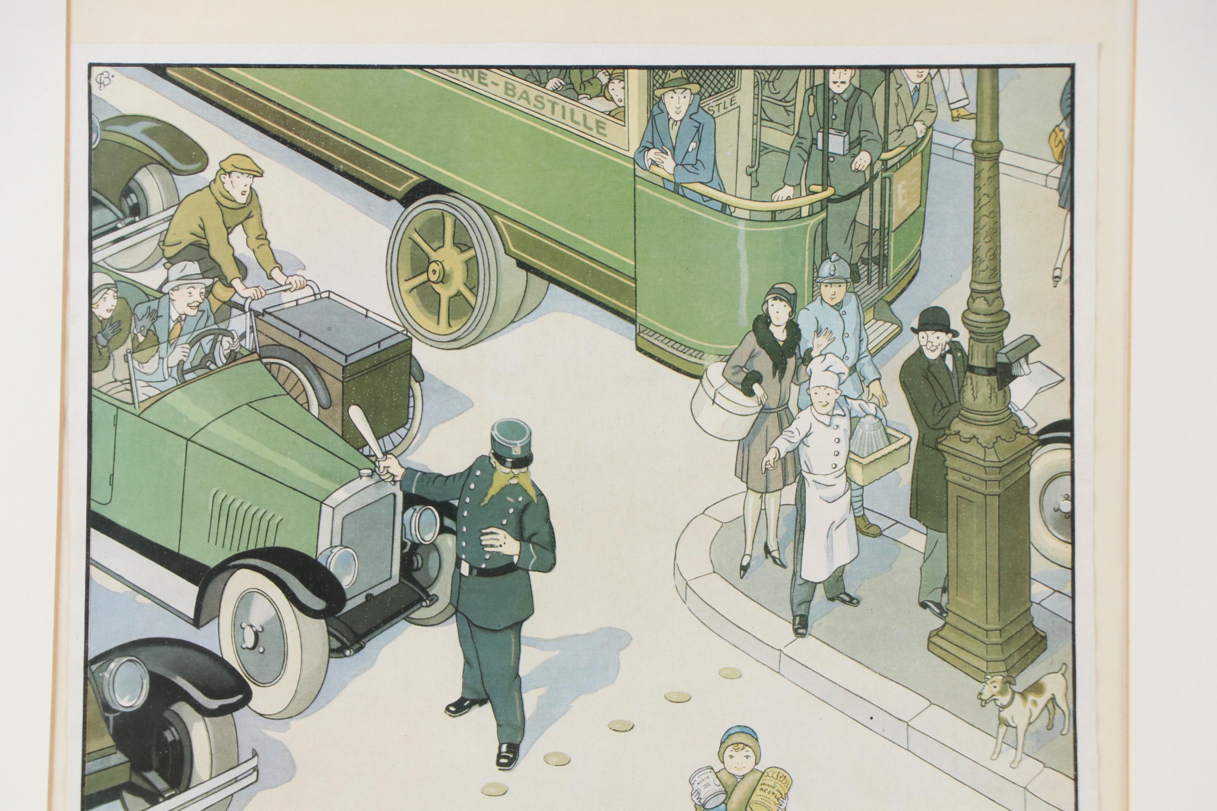 Halftone Advertising Poster "Le Bébé Nestlé"