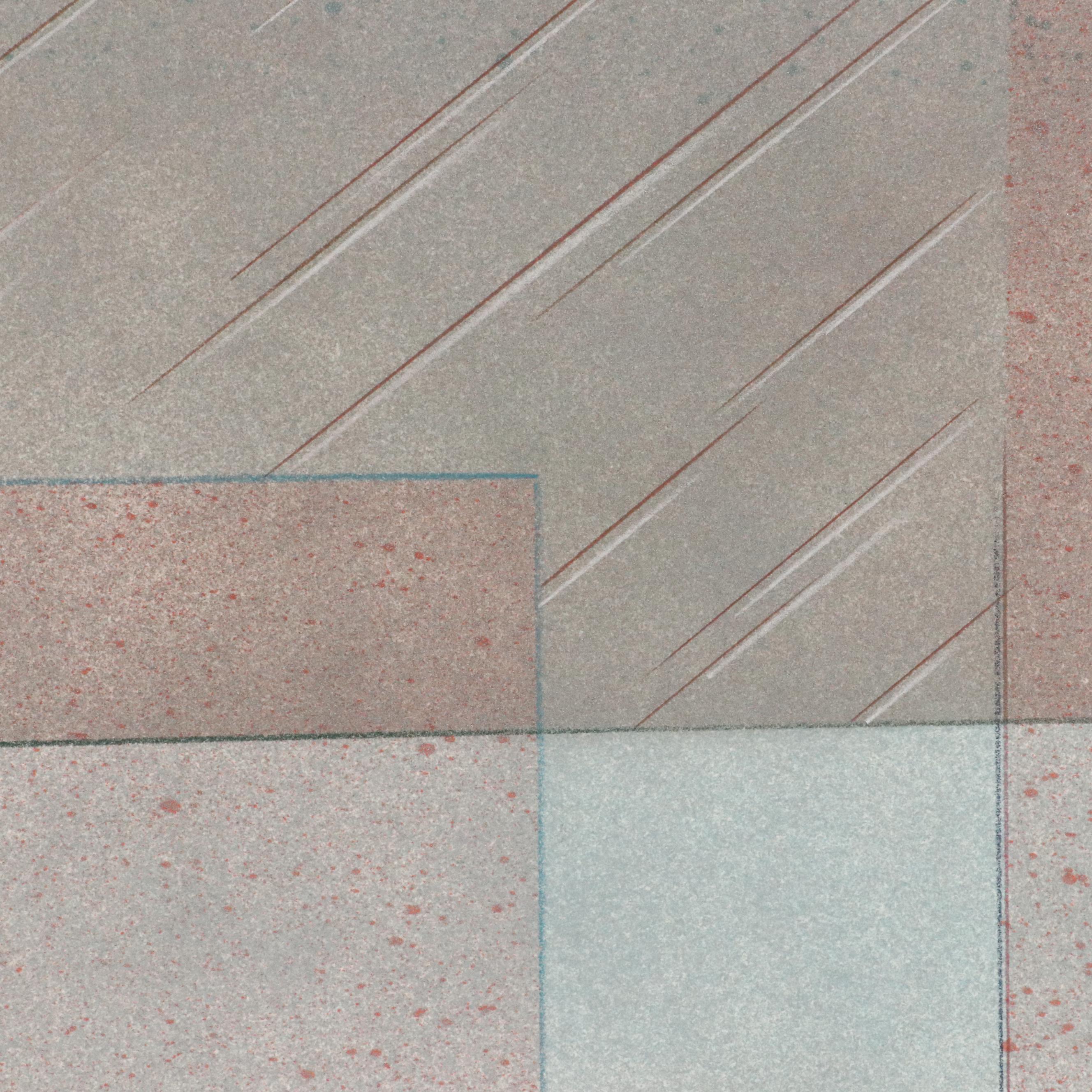 Kent K. Pachuta Abstract Mixed Media Painting, 1984