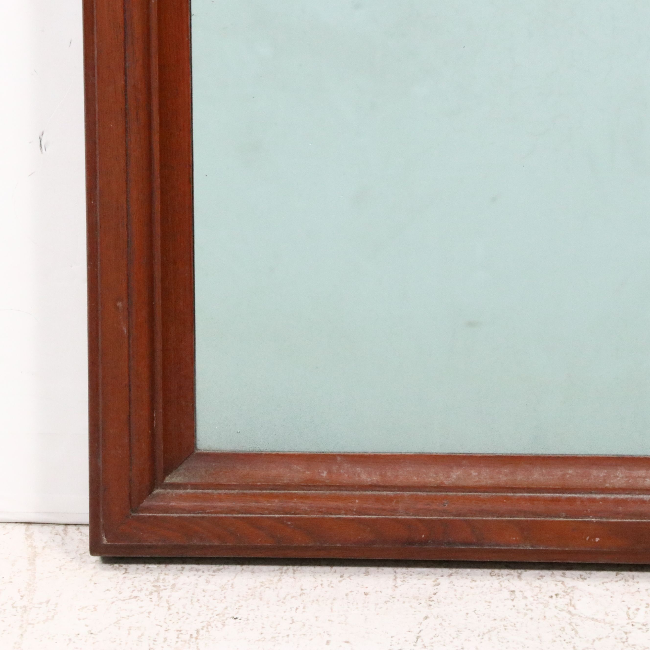 Carved Wooden Arched Wall Mirror, Early 20th Century