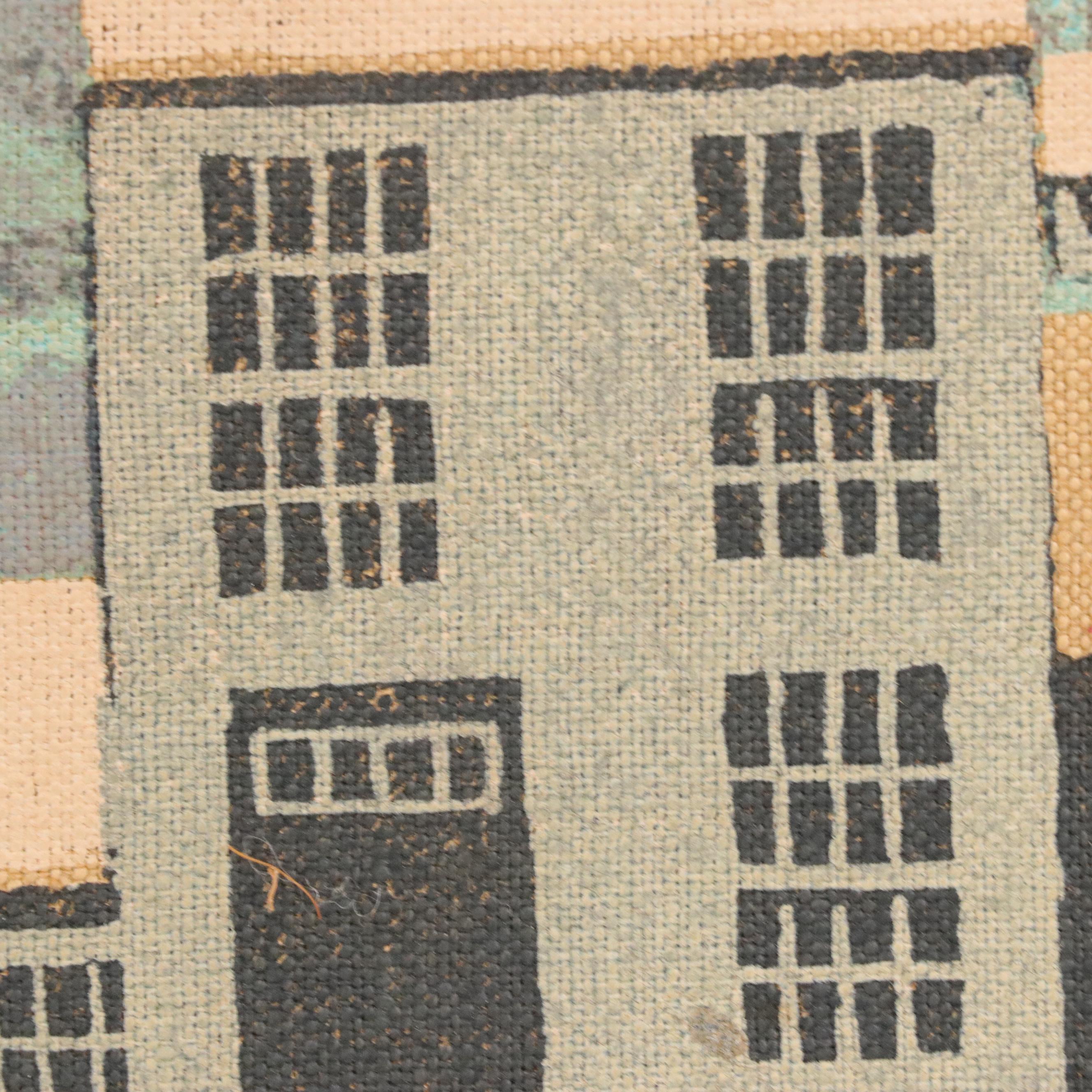 Robert Bushong MCM Coastal Landscape Screenprint