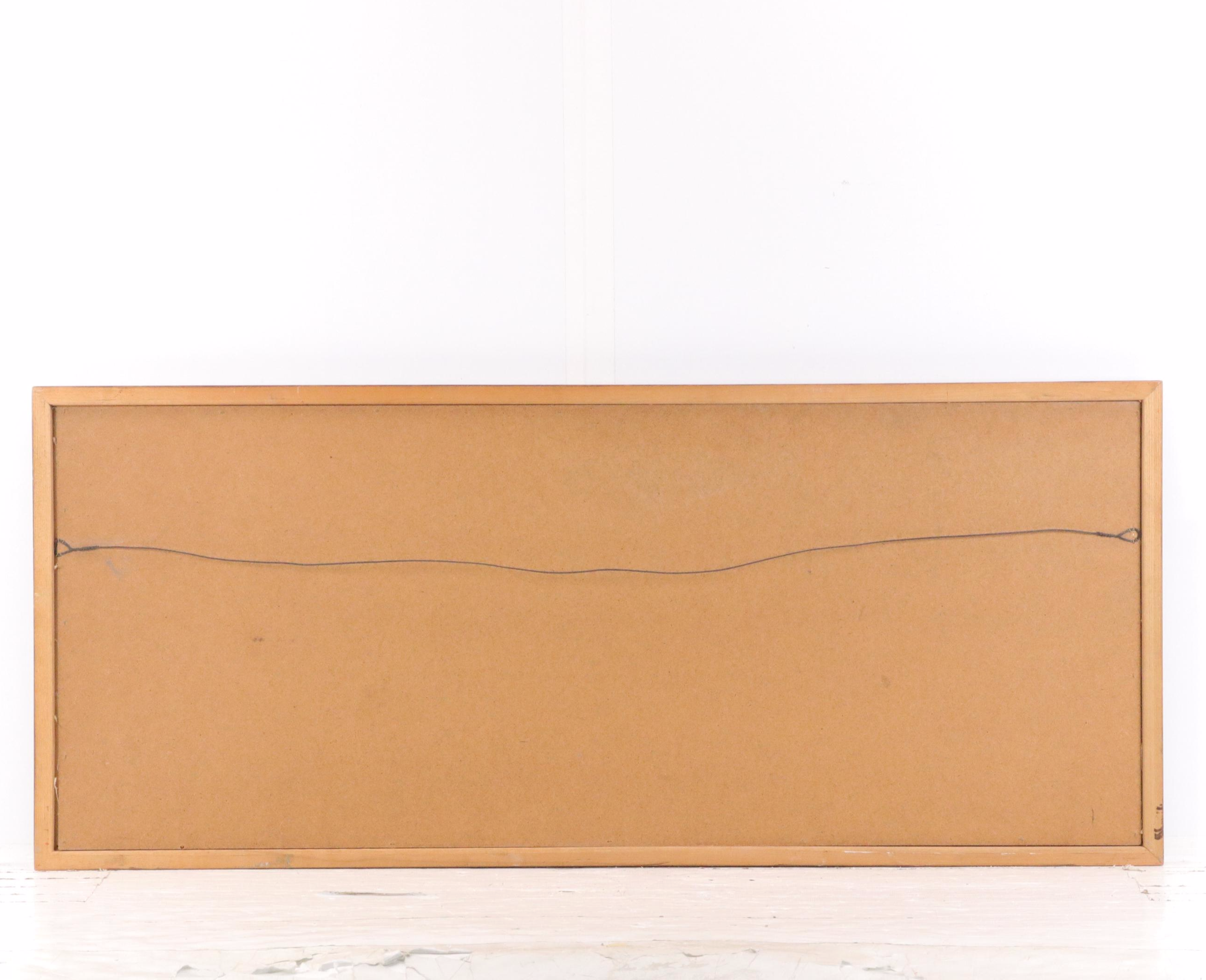 Robert Bushong MCM Coastal Landscape Screenprint