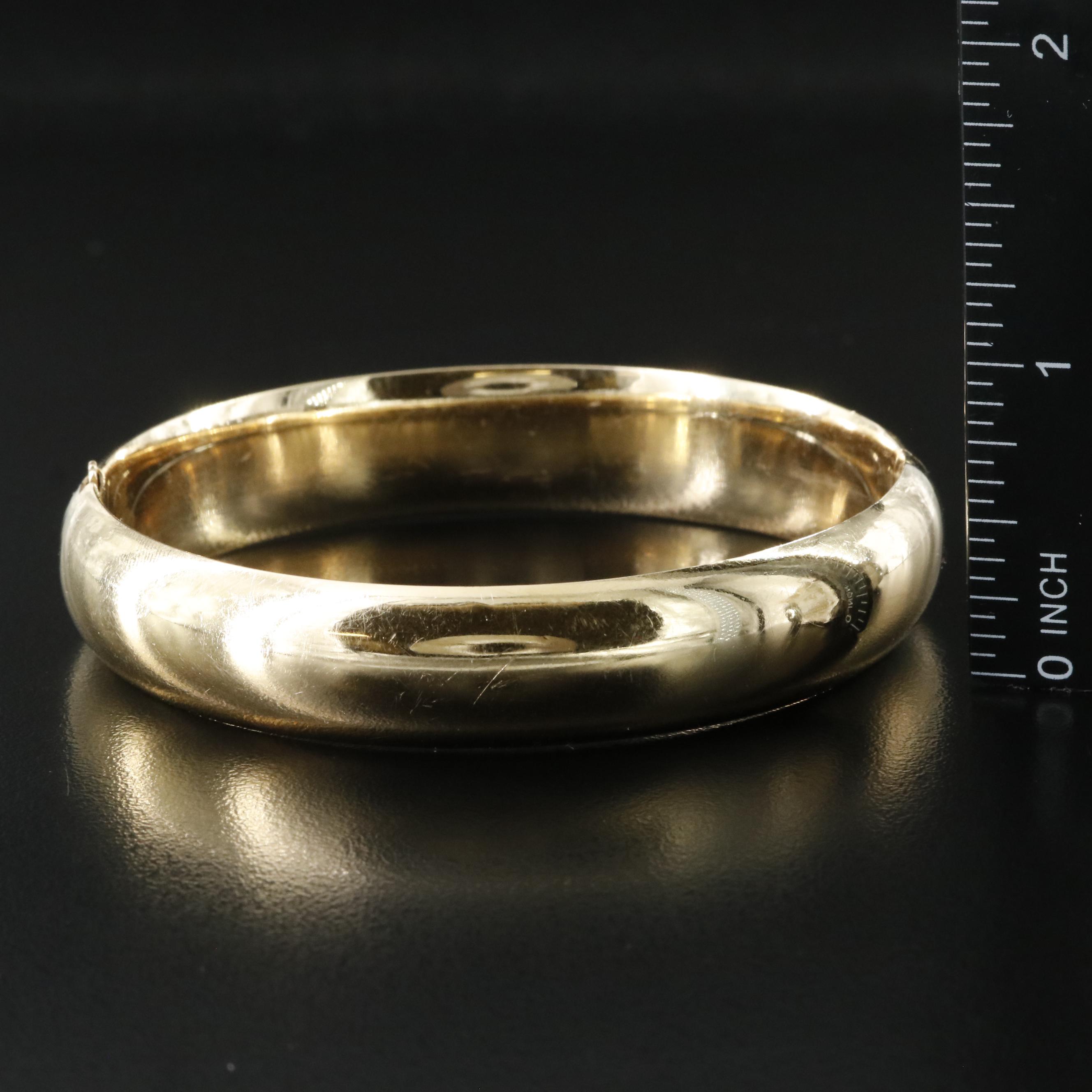 Vintage Roberts & Dore 14K Bangle