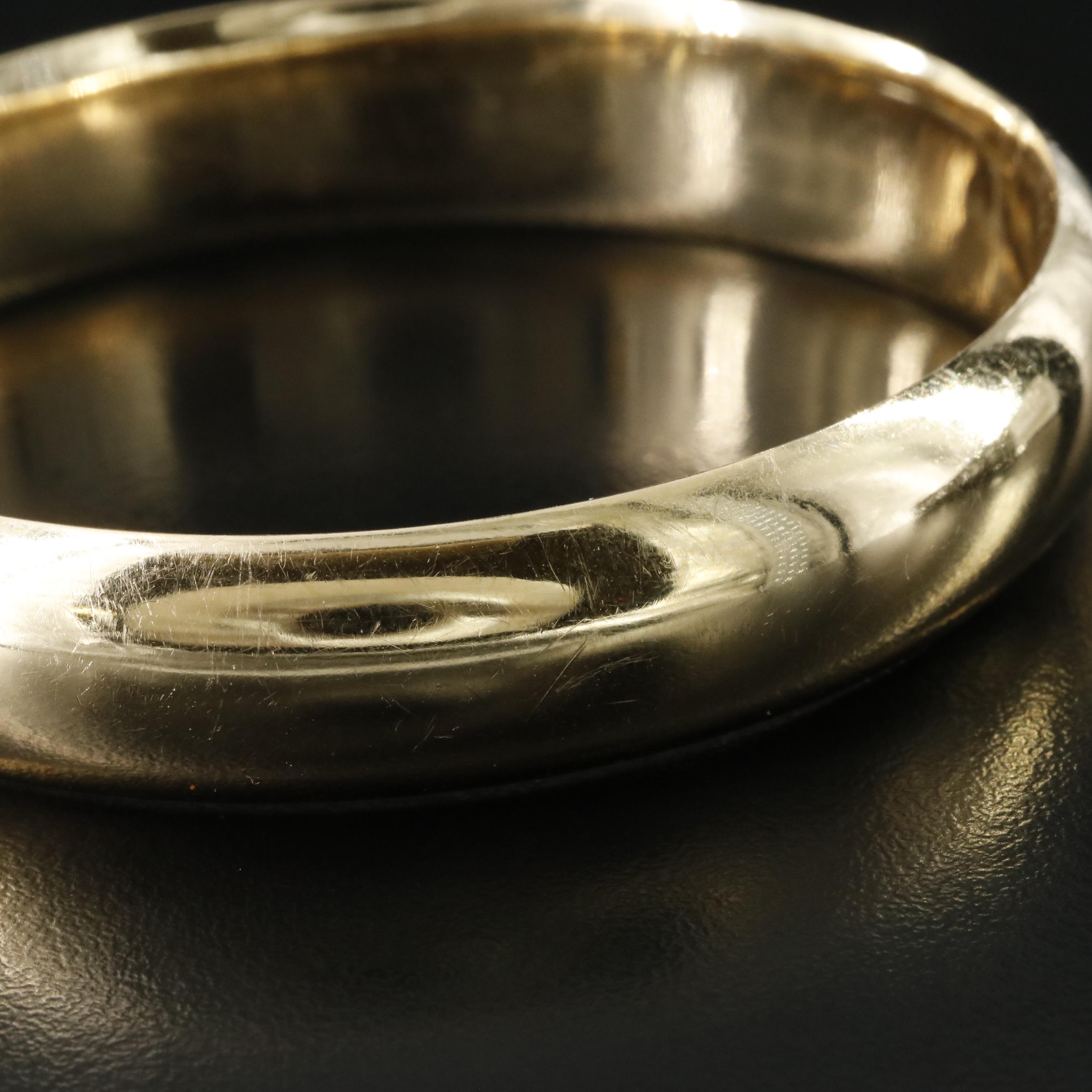 Vintage Roberts & Dore 14K Bangle