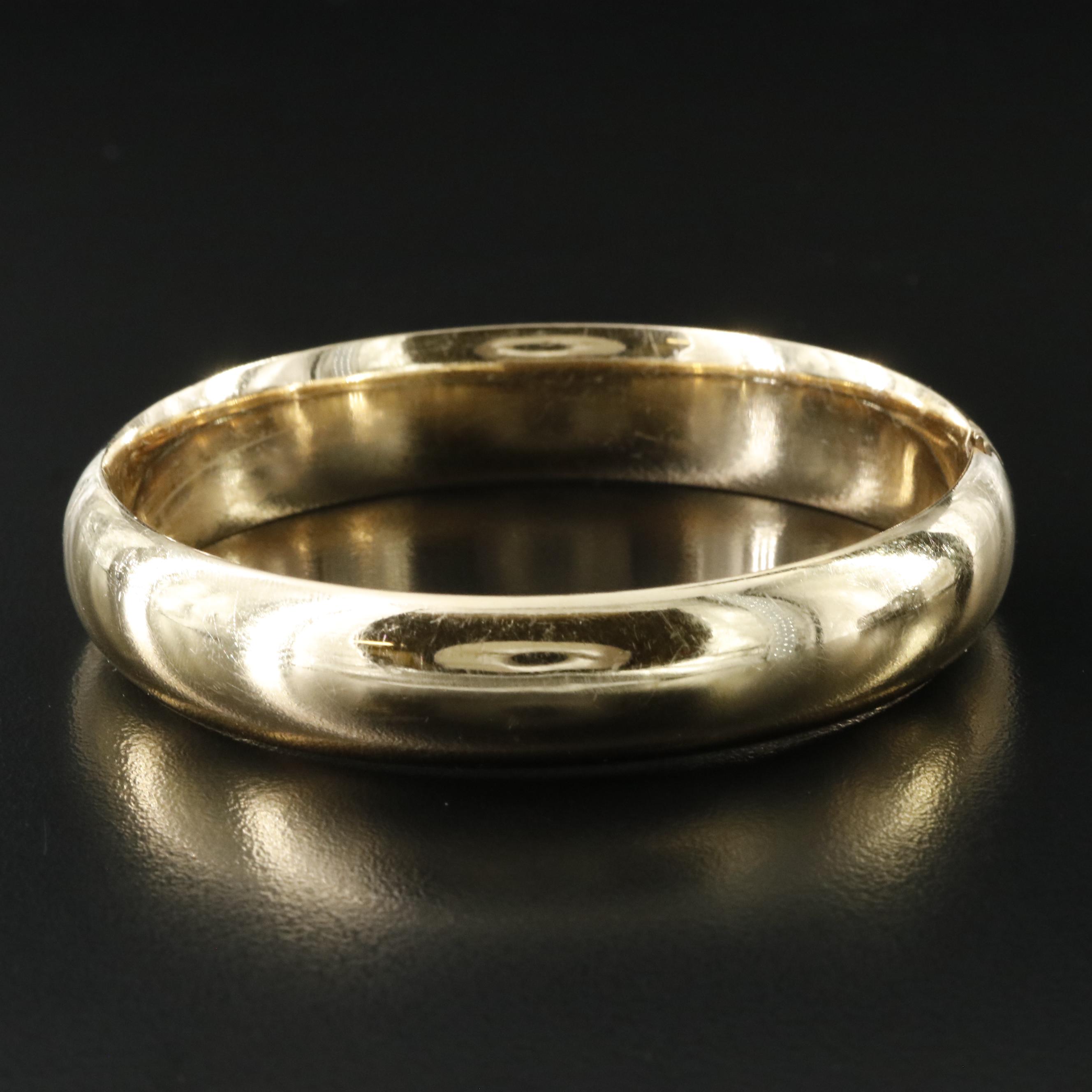 Vintage Roberts & Dore 14K Bangle