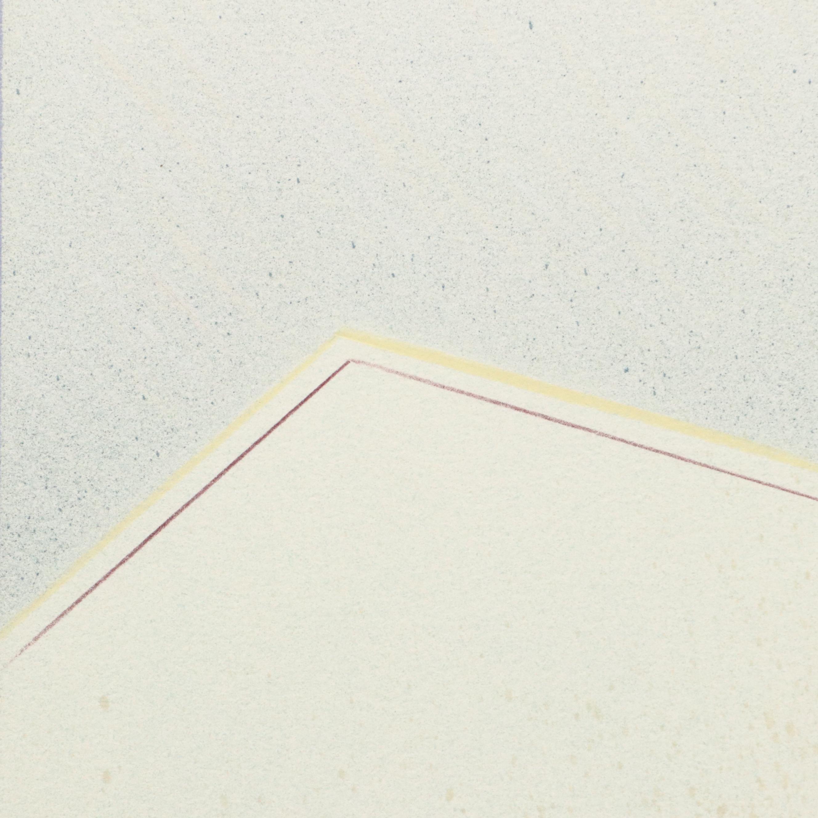 Kent K. Pachuta Abstract Mixed Media Painting, 1987