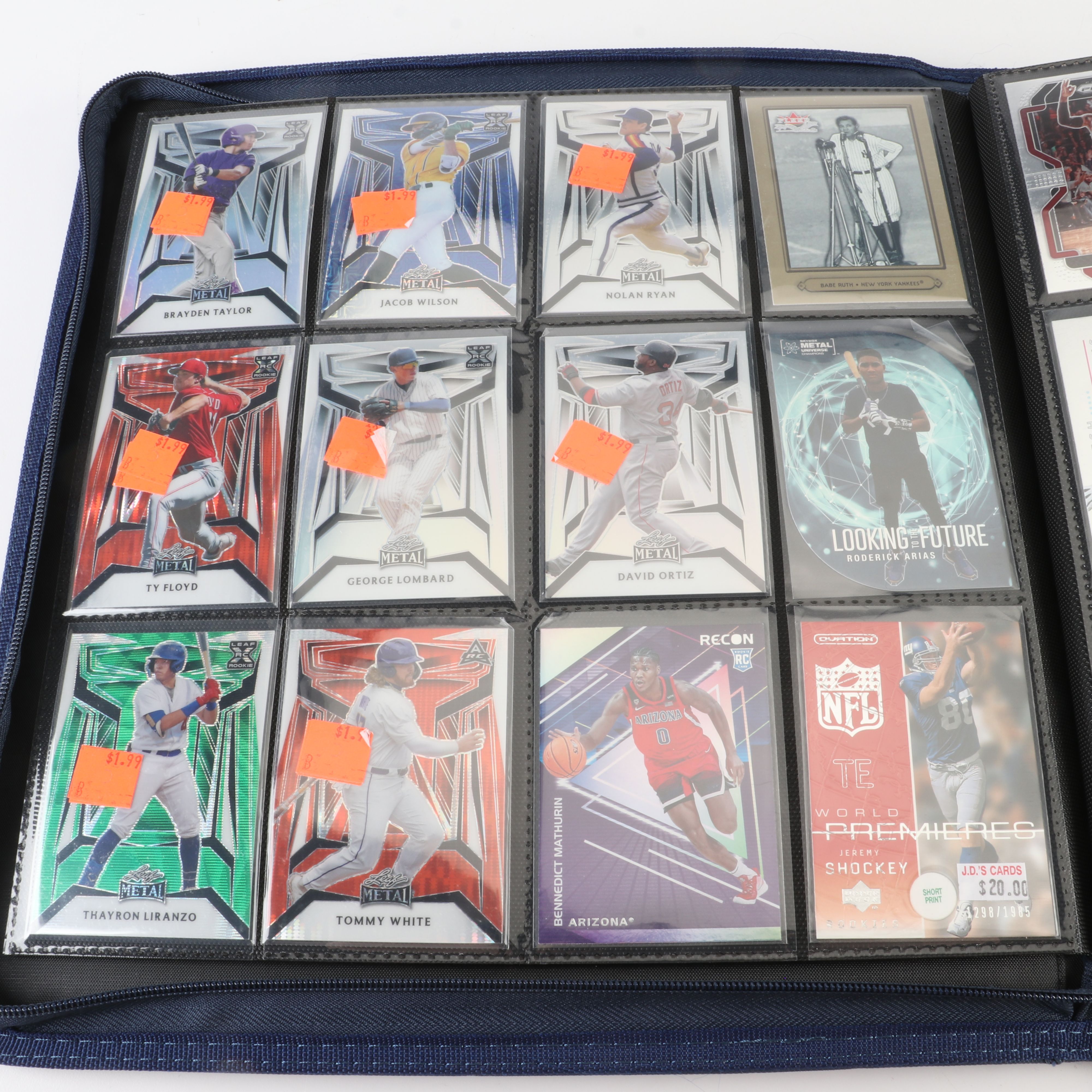 Collection of Mint Condition Sports Cards, Including Autographed Cards