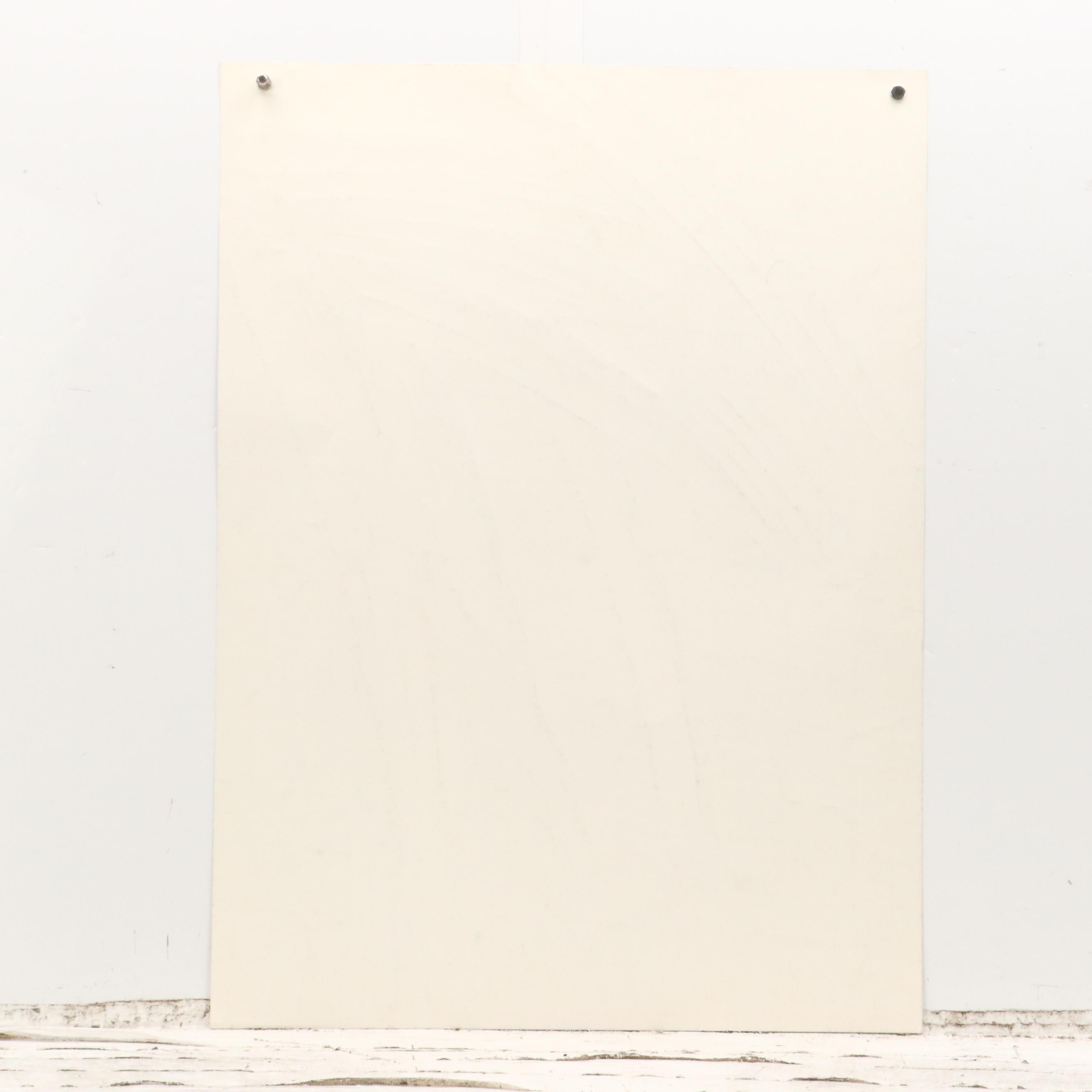 Kent K. Pachuta Abstract Mixed Media Painting, 1984