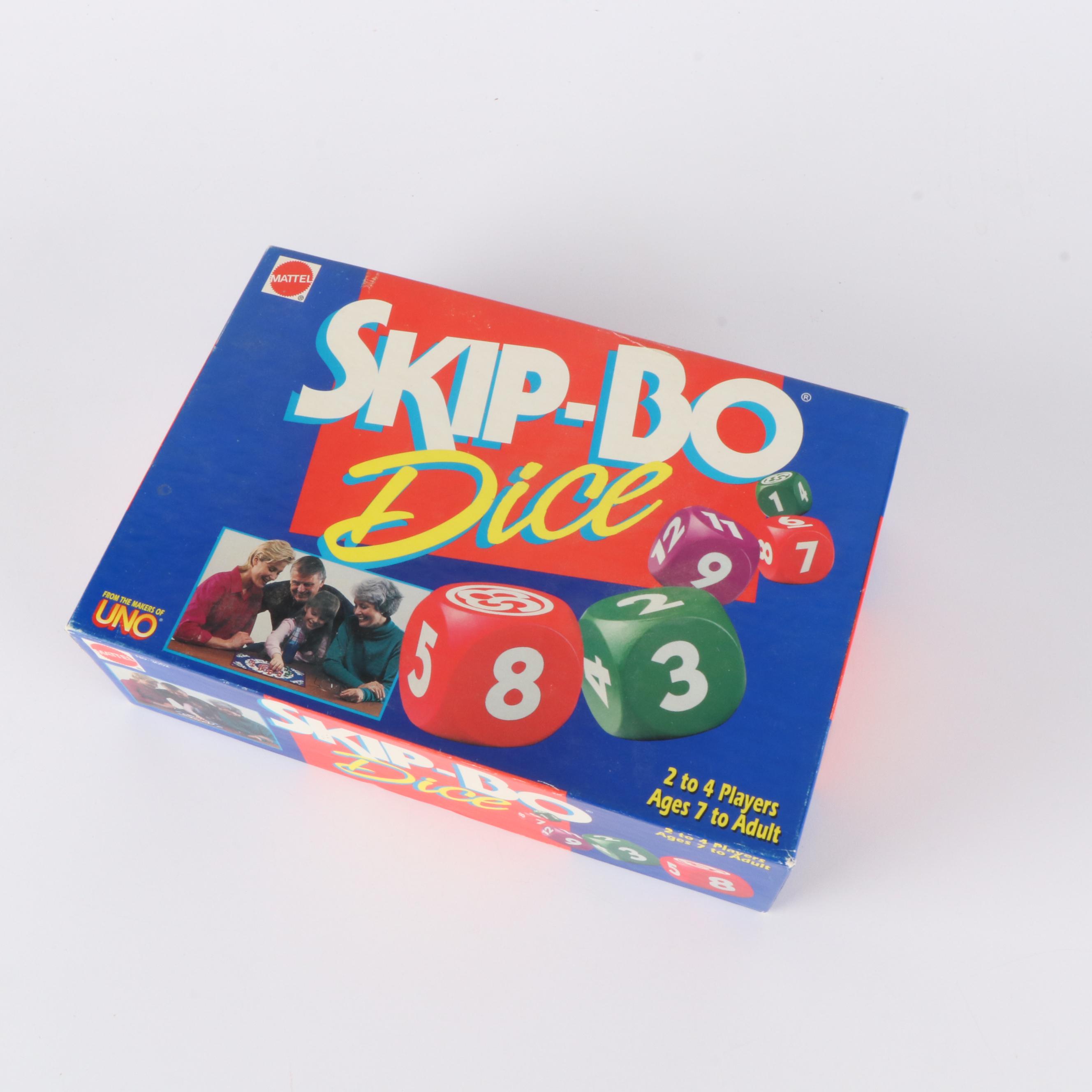 "Scrabble Deluxe Edition" with Vintage "Popeye Pipe Toss" and Other Games