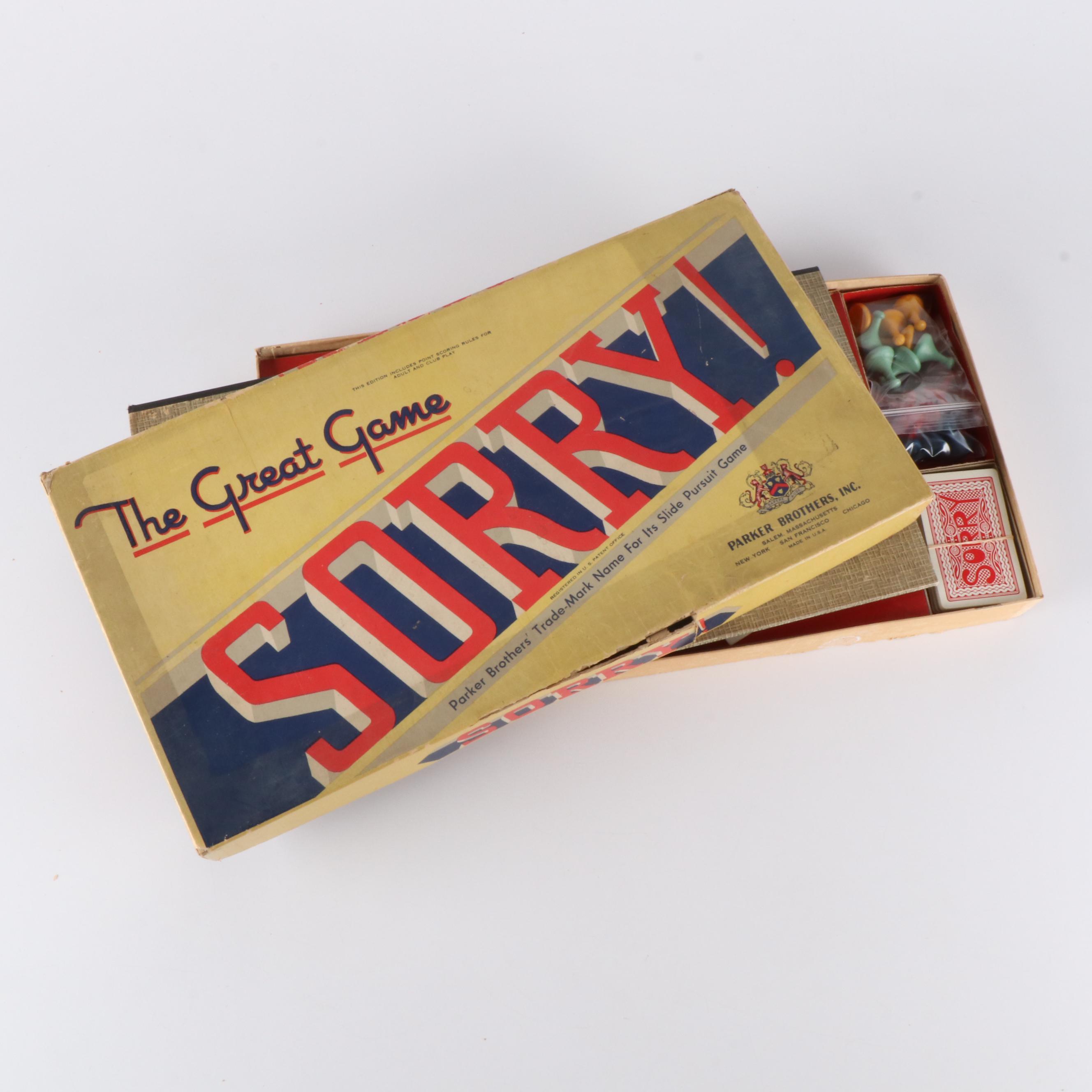 "Scrabble Deluxe Edition" with Vintage "Popeye Pipe Toss" and Other Games