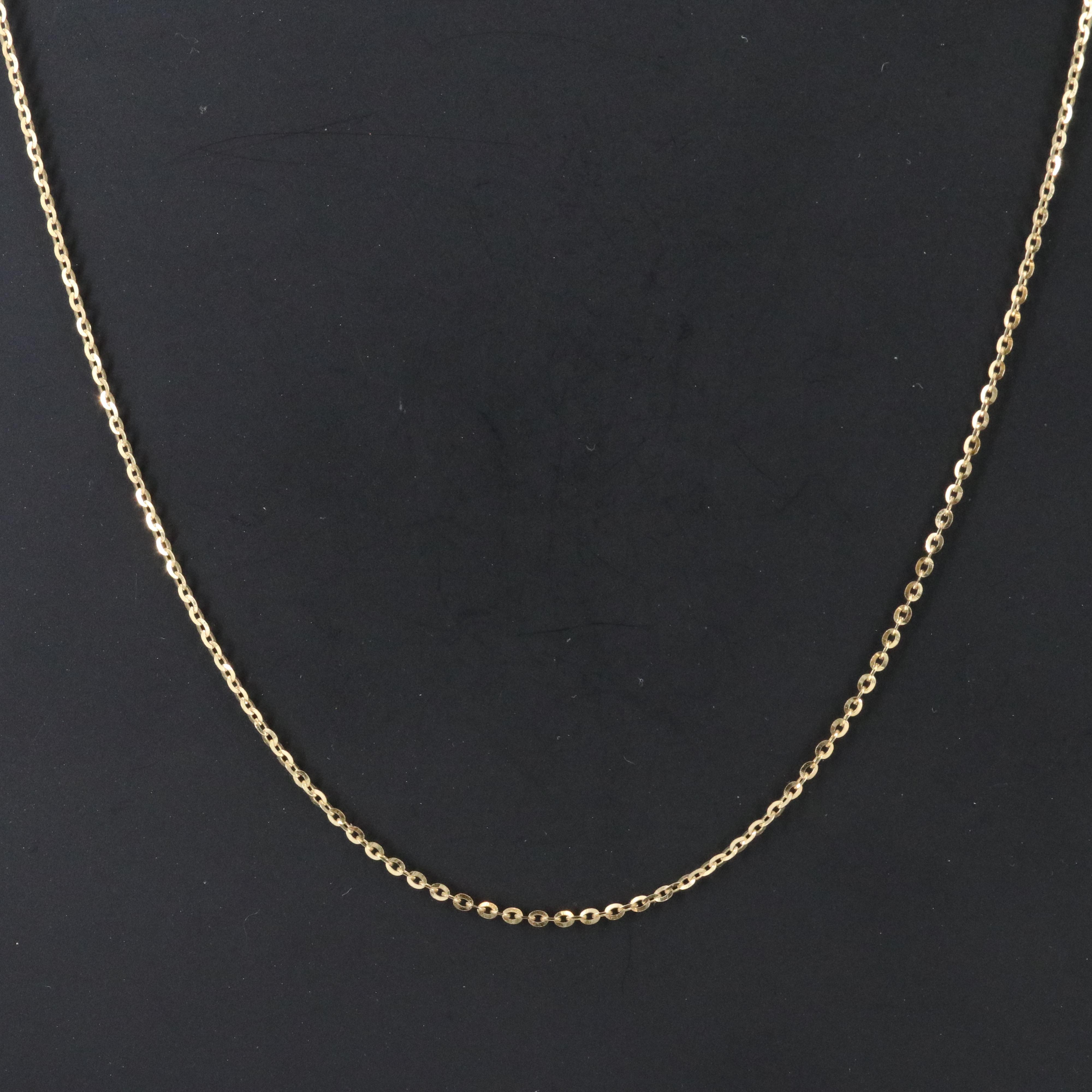 14K Cable Chain Necklace
