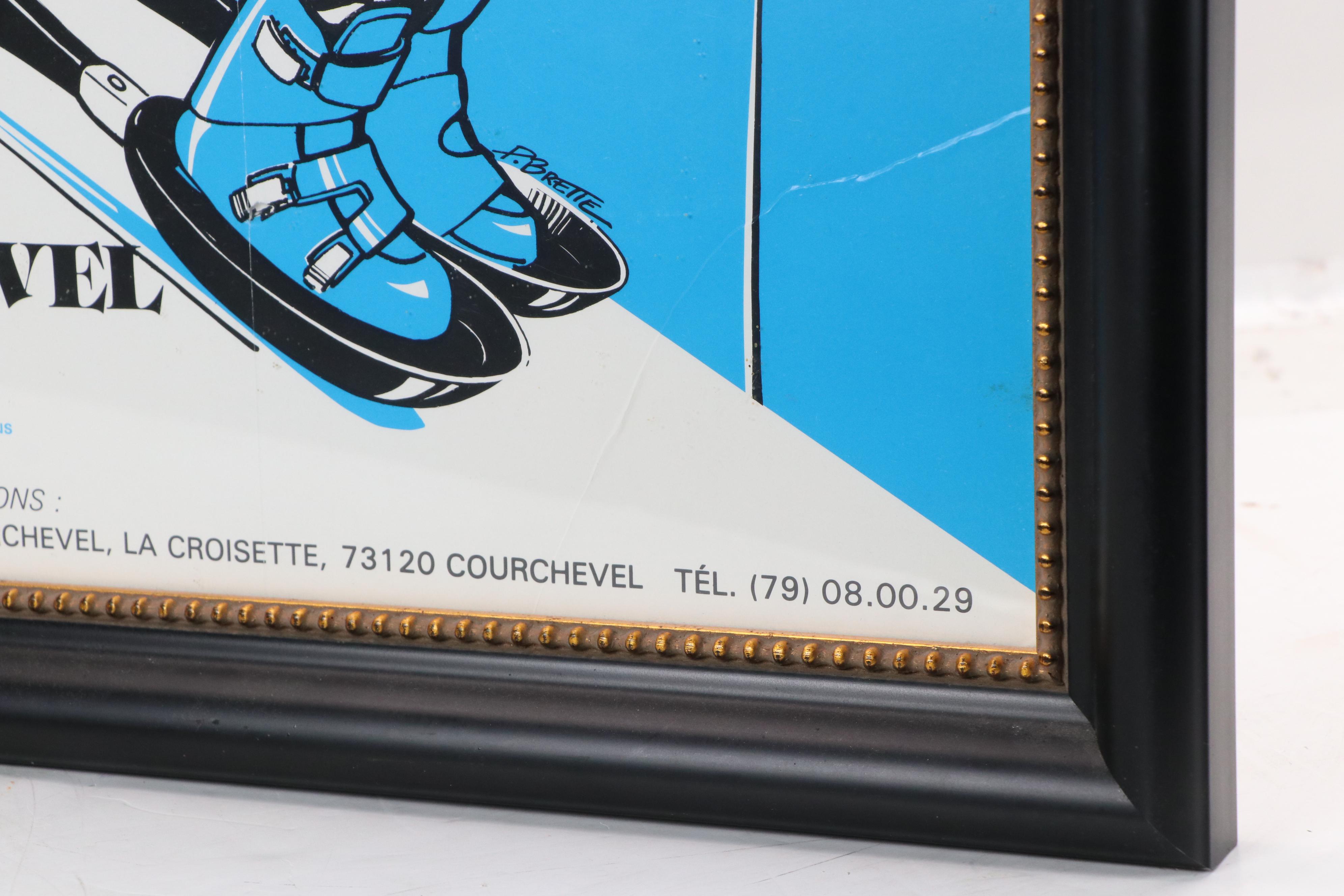 Lithograph Poster for Moët & Chandon's First Ski Championship, 1984