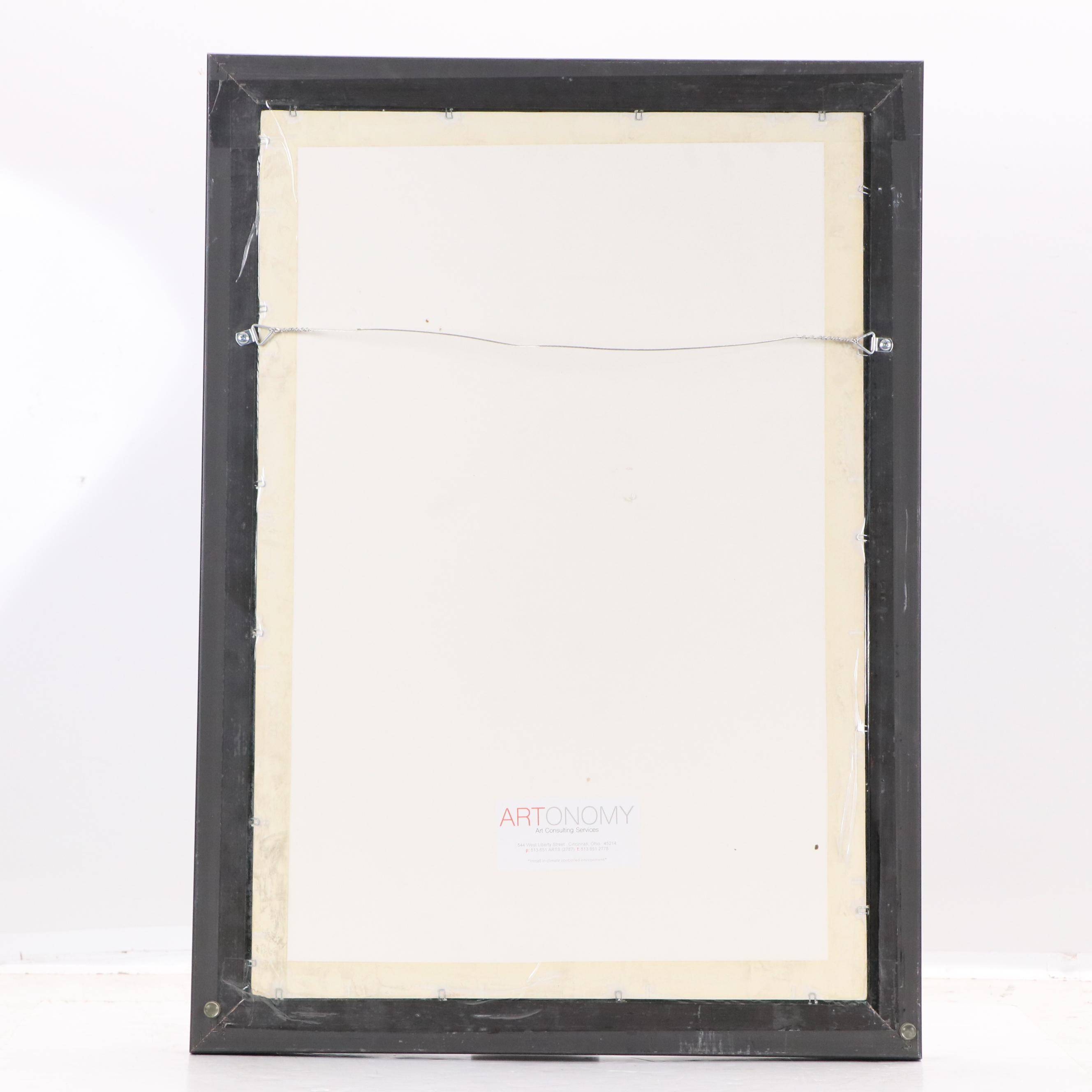 Lithograph Poster for Moët & Chandon's First Ski Championship, 1984