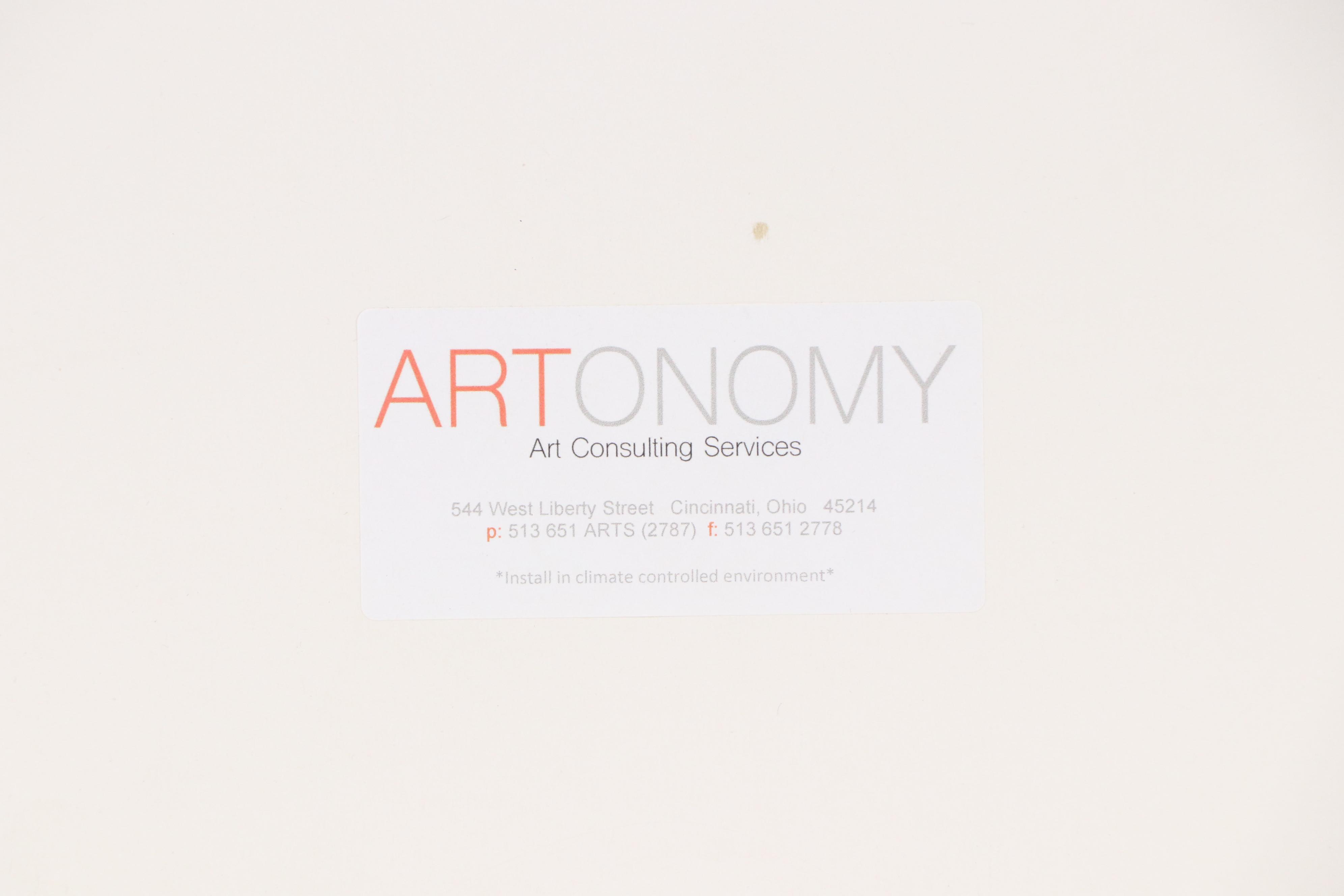 Lithograph Poster for Moët & Chandon's First Ski Championship, 1984