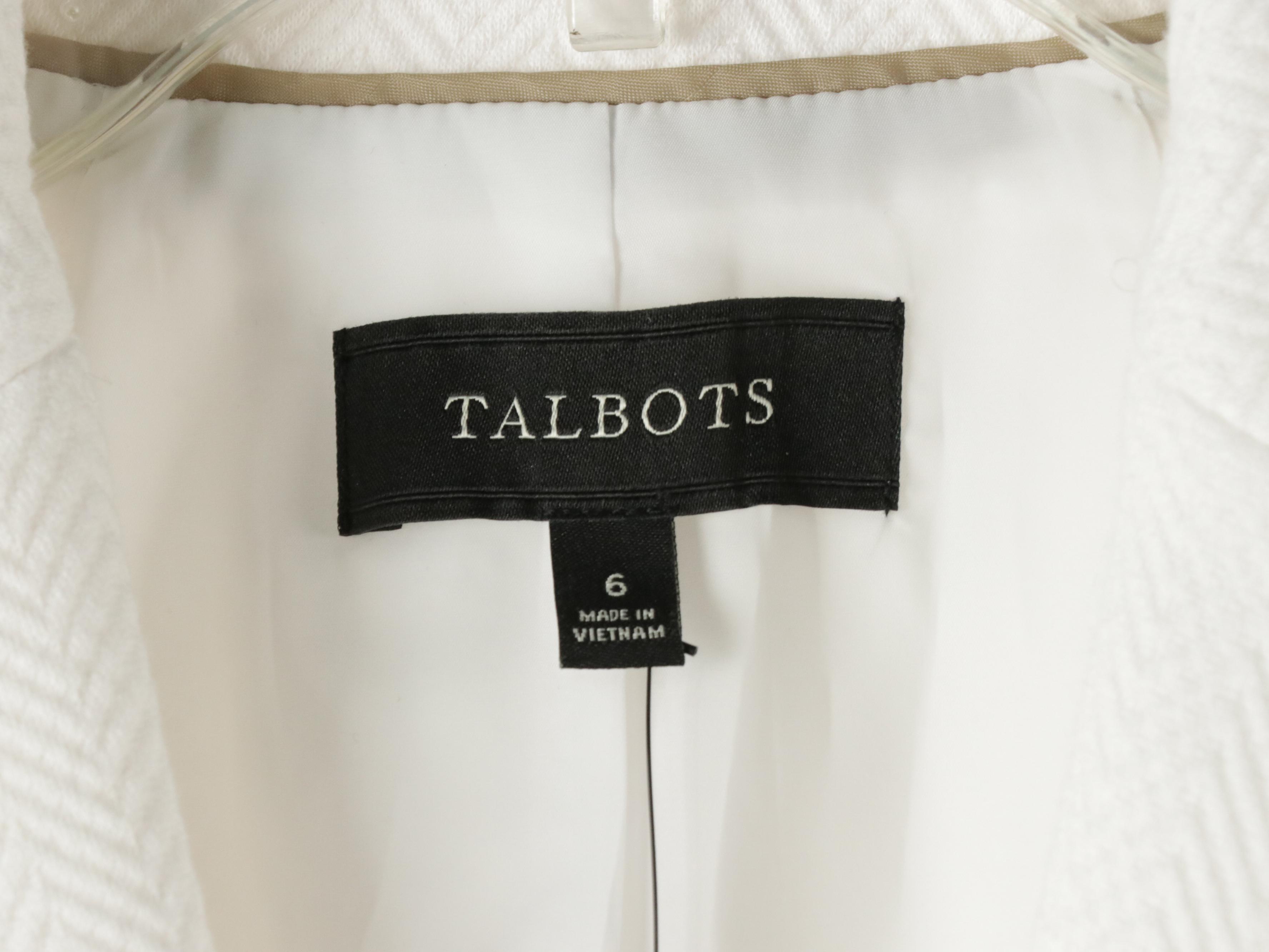 Talbots Navy Blue Linen Blazer, Nautical Rope Wide-Leg Pants and More, With Tags